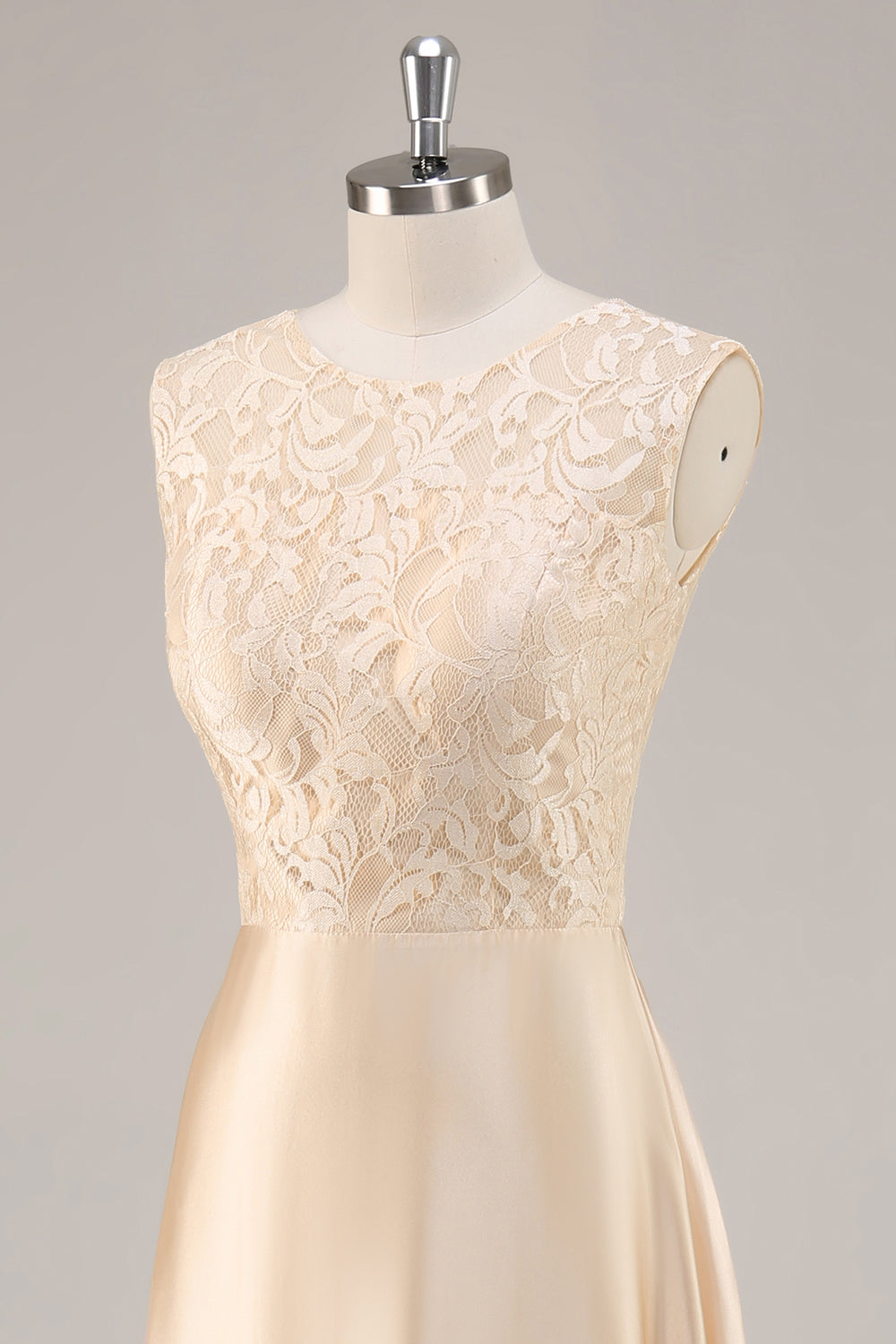 Champagne A-Line 2-Piece Mother of the Bride Dress