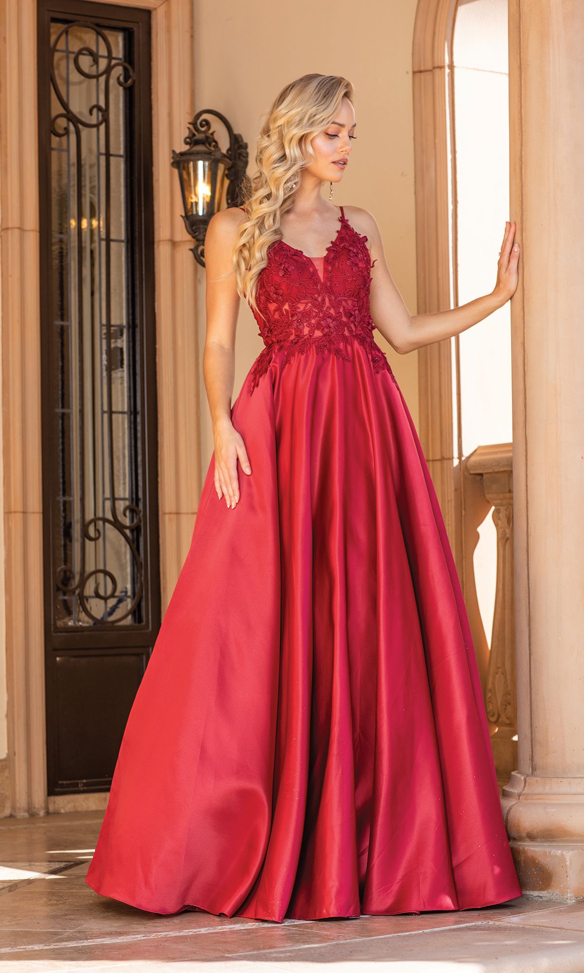 A-Line Long Prom Ball Gown: Dancing Queen 4326