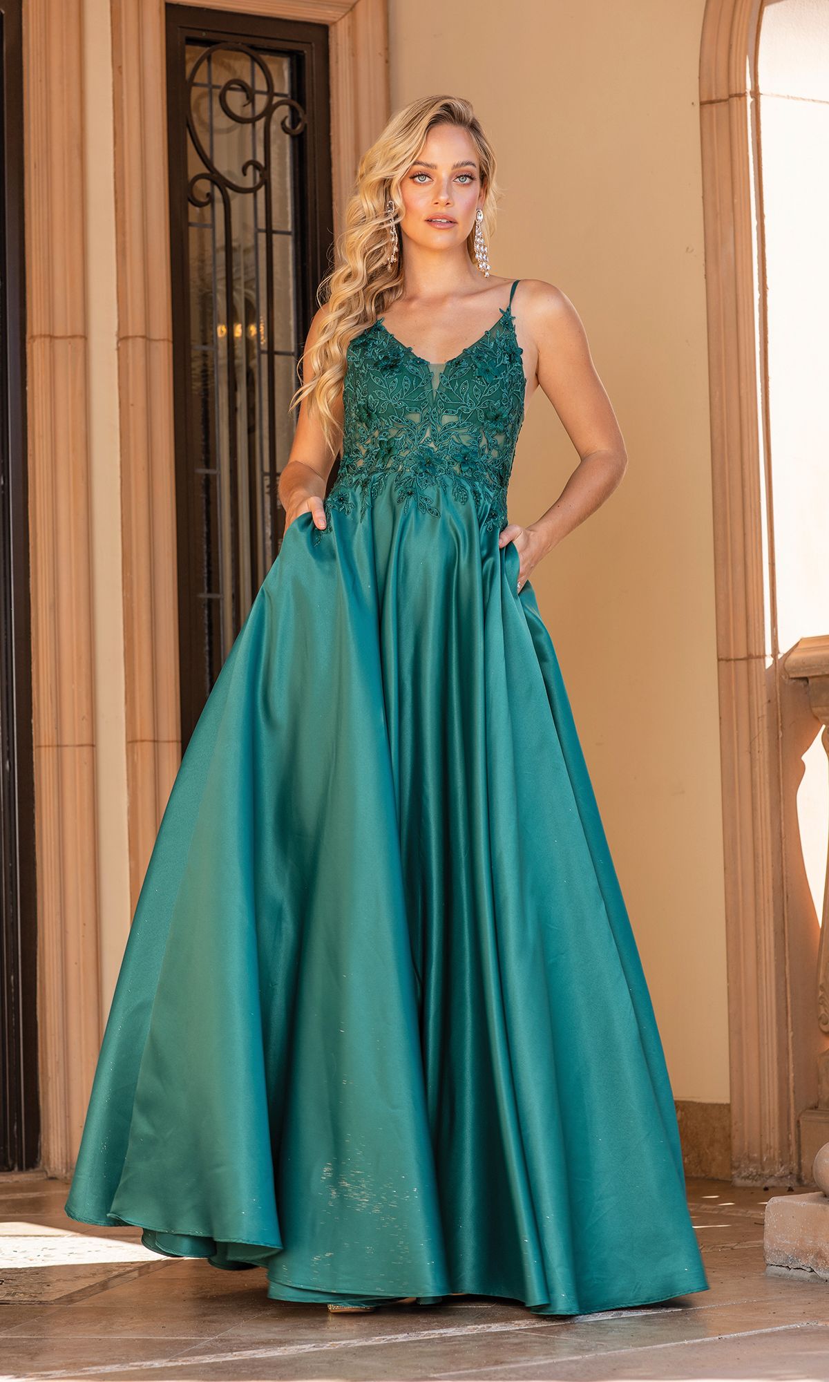 A-Line Long Prom Ball Gown: Dancing Queen 4326