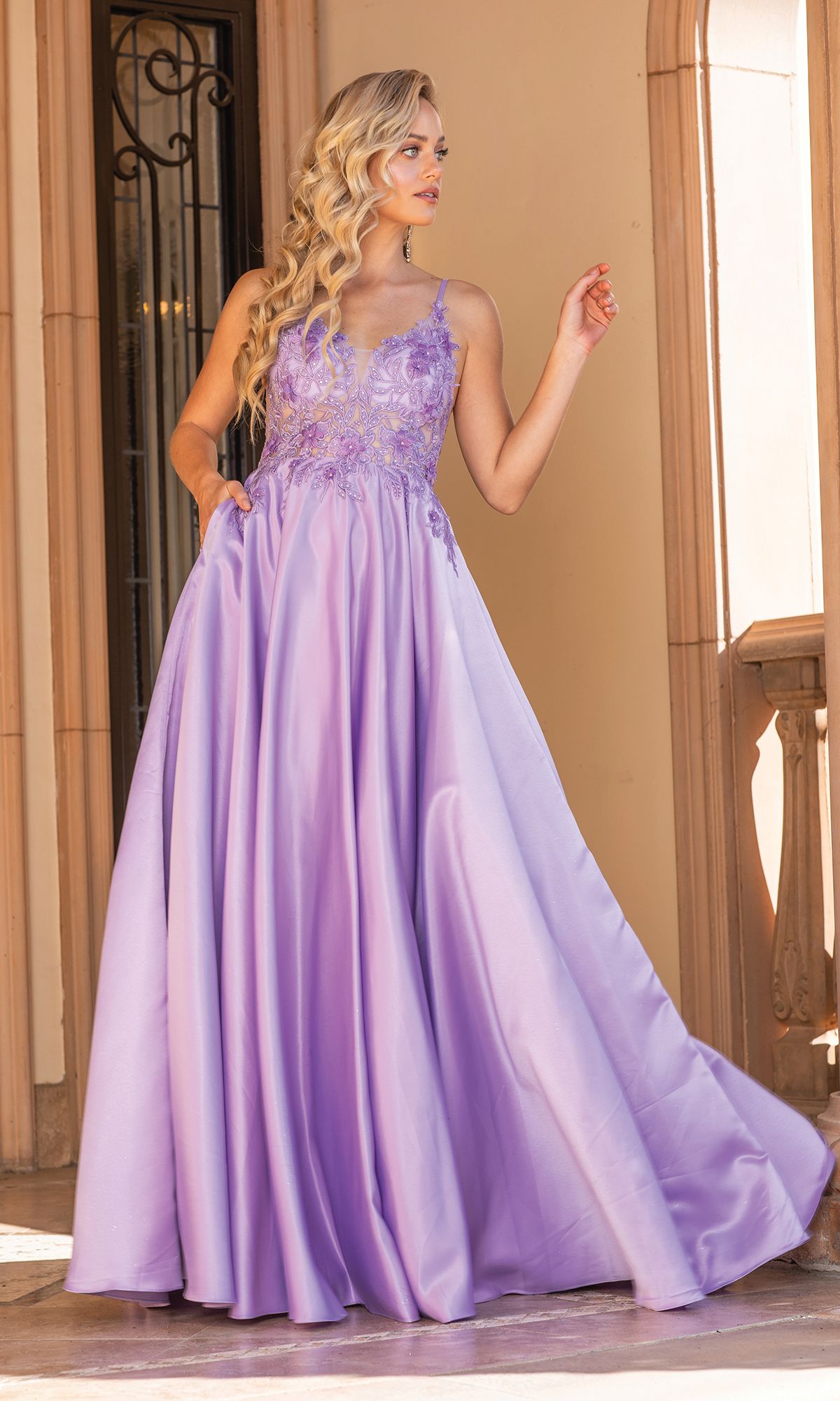 A-Line Long Prom Ball Gown: Dancing Queen 4326