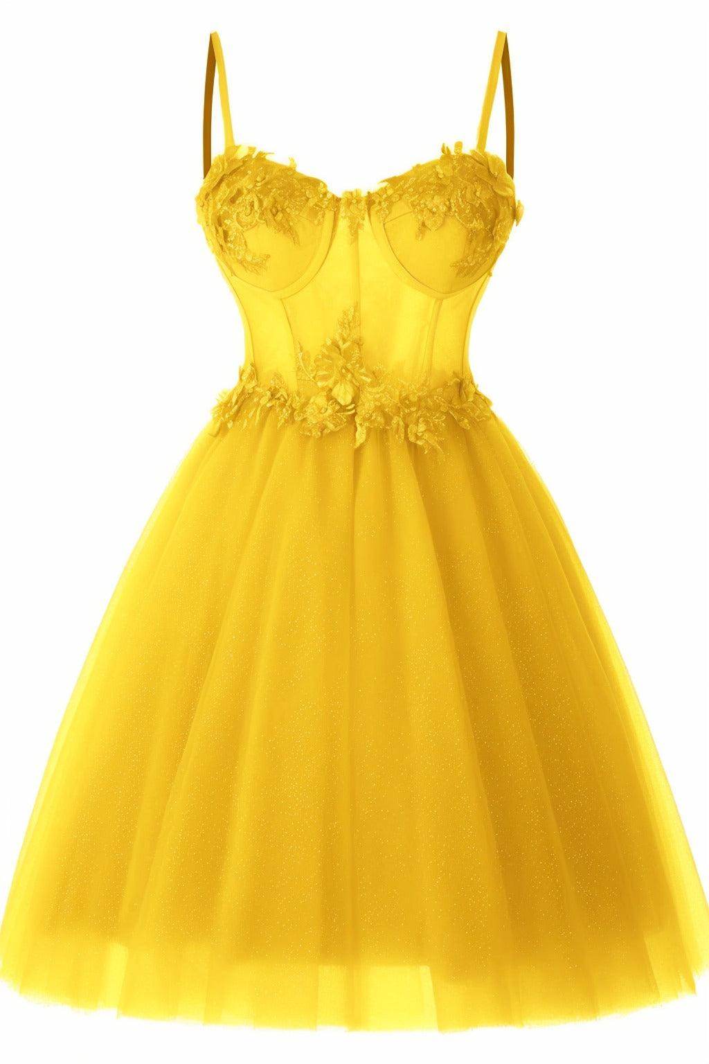 A-Line Short-Mini Tulle Prom Dress CS0400