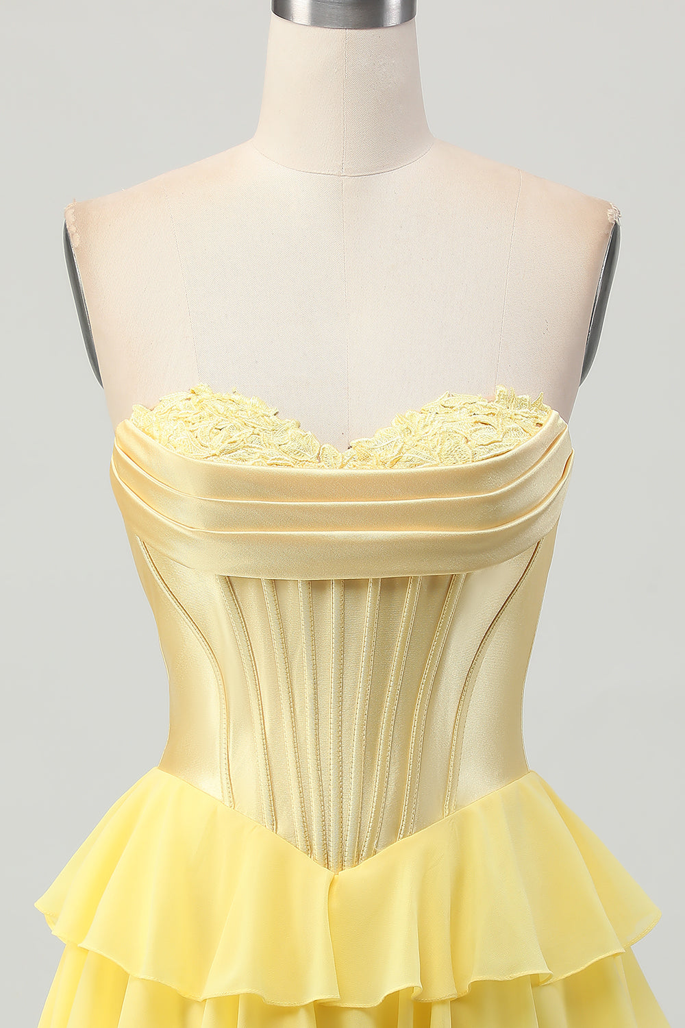 Blue Corset Ruched Sweetheart Short Homecoming Dress with Appliques