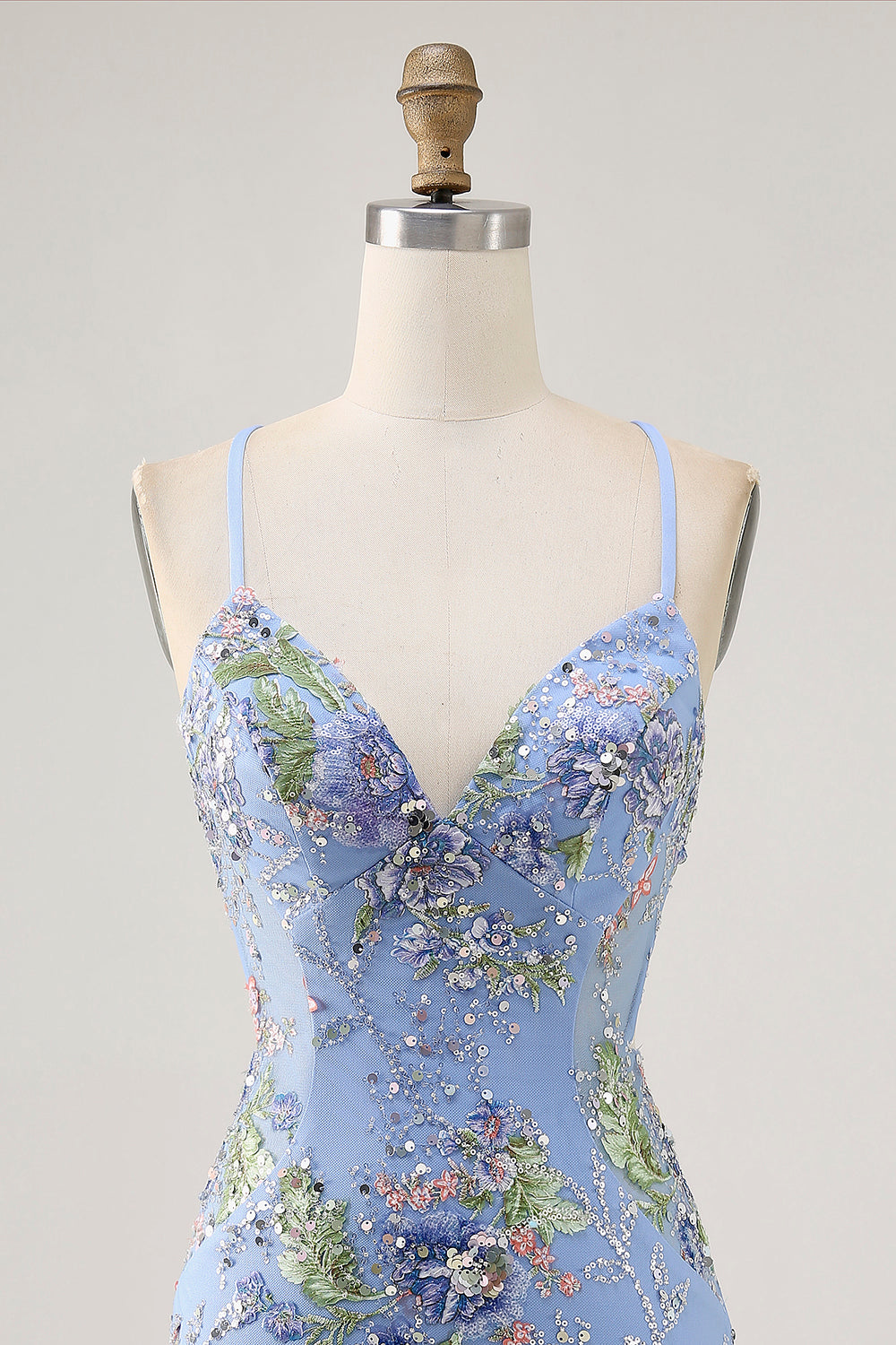 Sparkly Peacock Floral Tight Beaded Short Homecoming Dress with Sequin