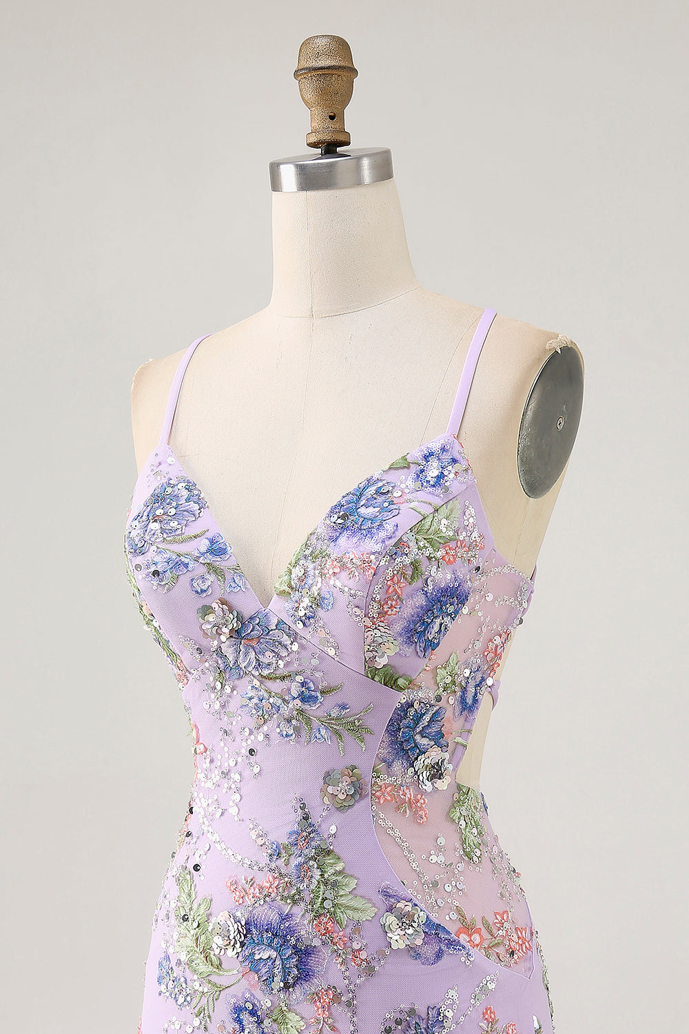 Sparkly Peacock Floral Tight Beaded Short Homecoming Dress with Sequin