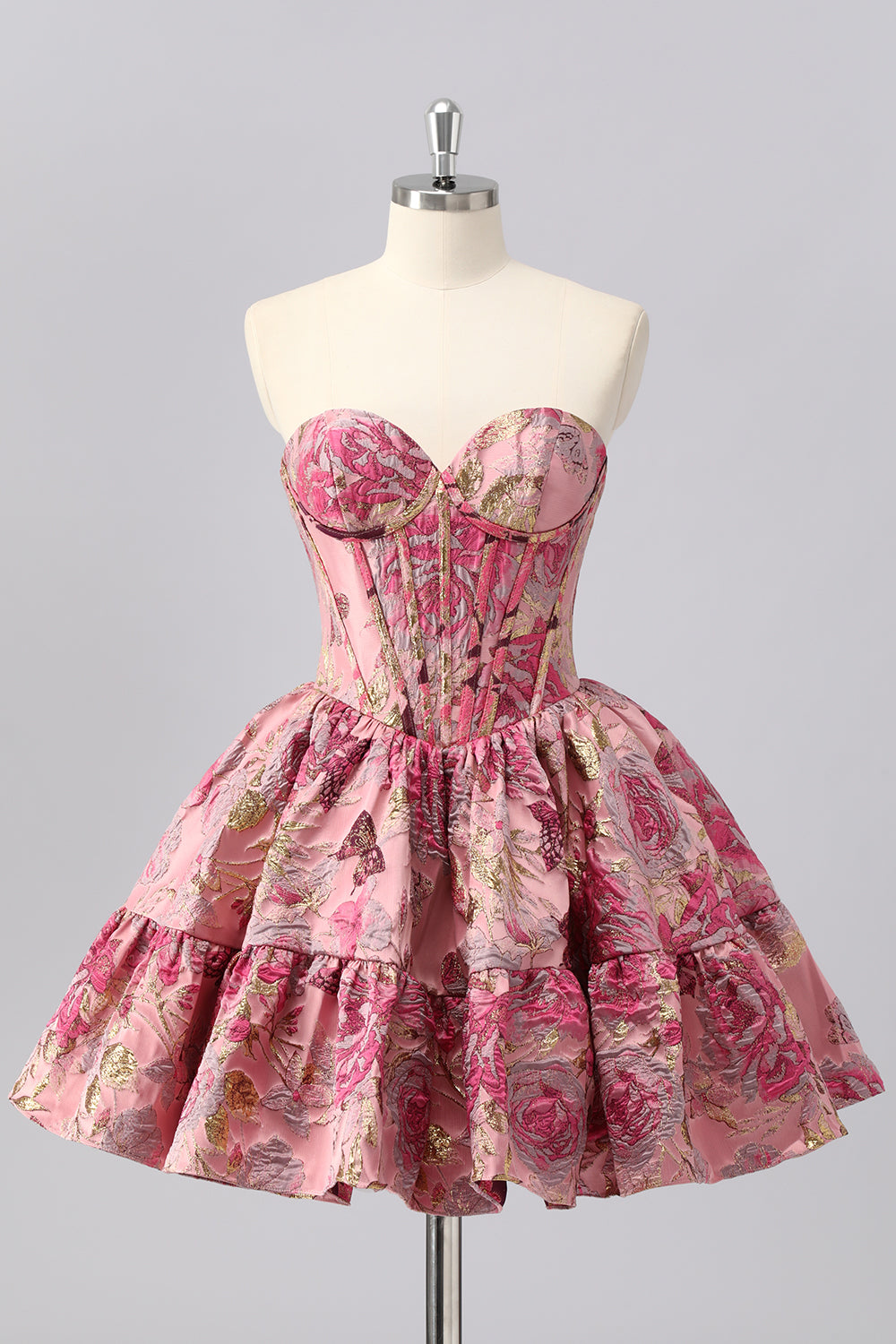 Blush A Line Corset Sweetheart Short Homecoming Dress
