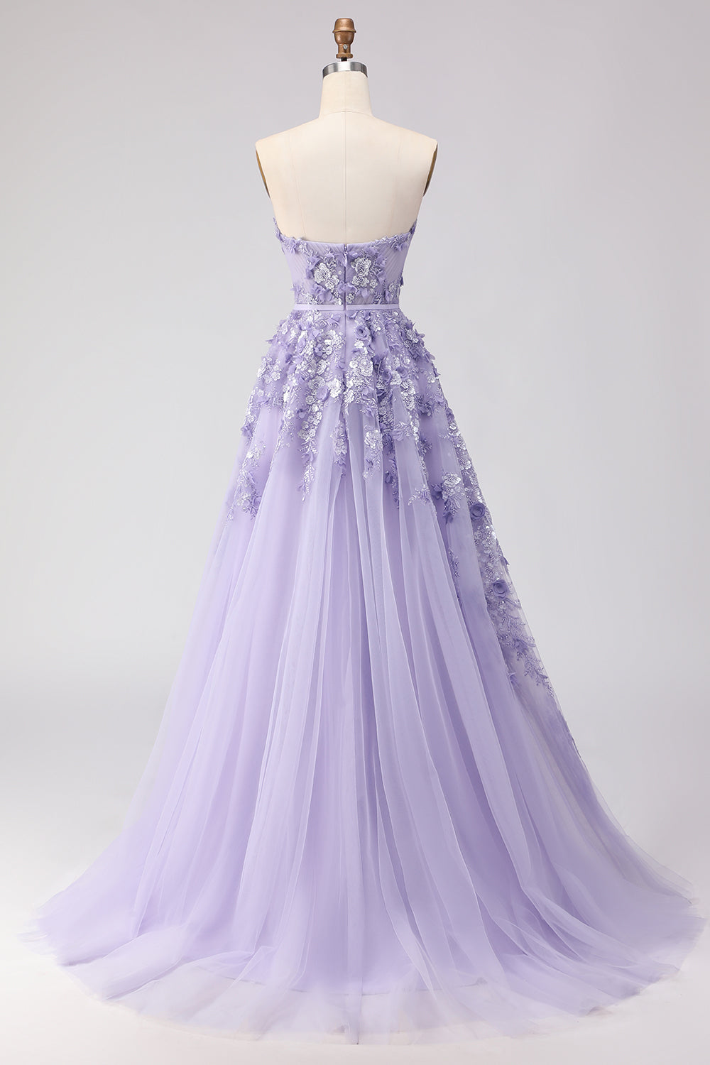 Floral Blush Off the Shoulder A Line Long Prom Dress with Bow