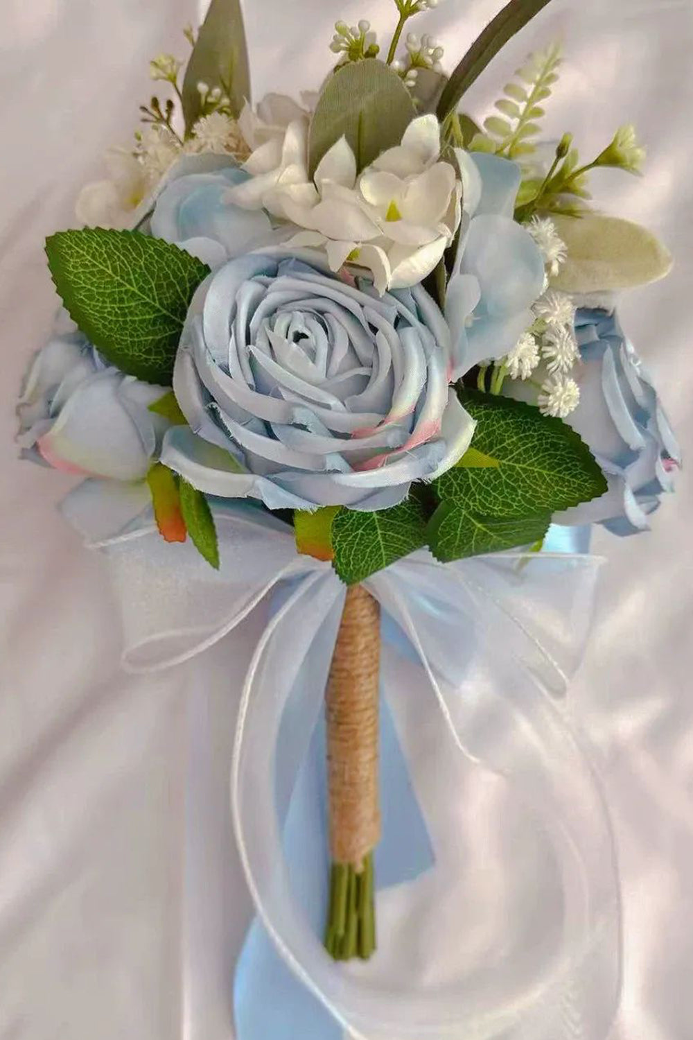 White Holding Flower Bridal Bouquet