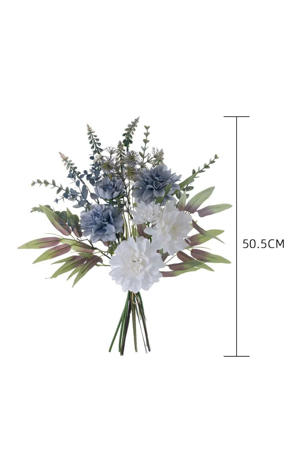 White Artificial Hand Holding Flower Bridal Bouquet