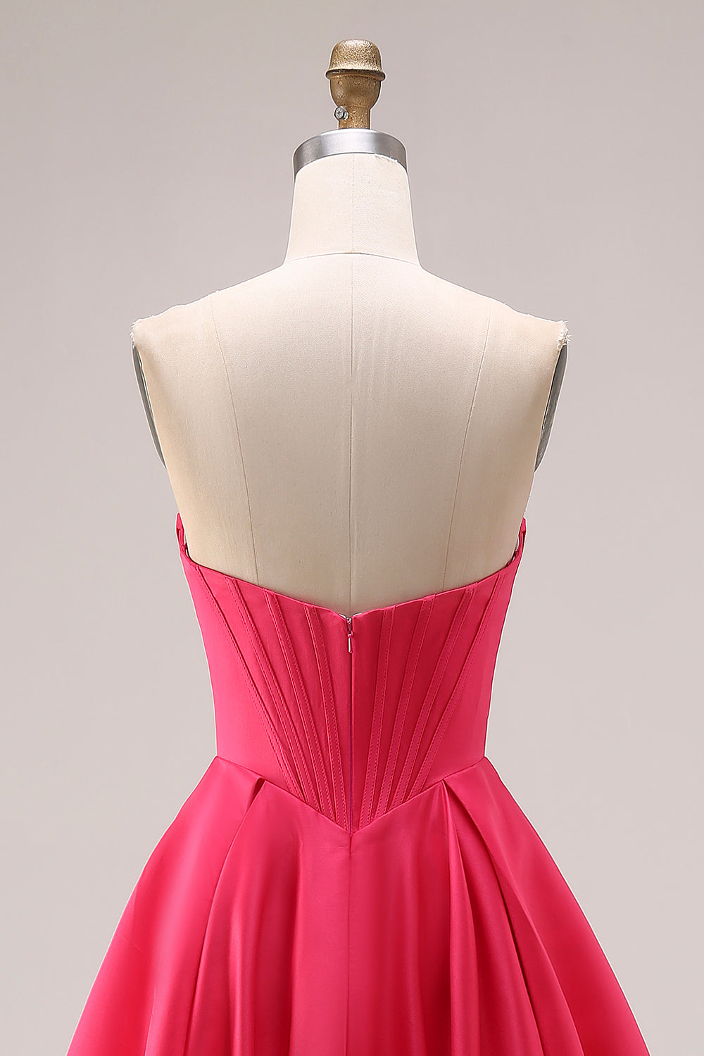 Sparkly Candy Pink A Line Sweetheart Long Corset Prom Dress