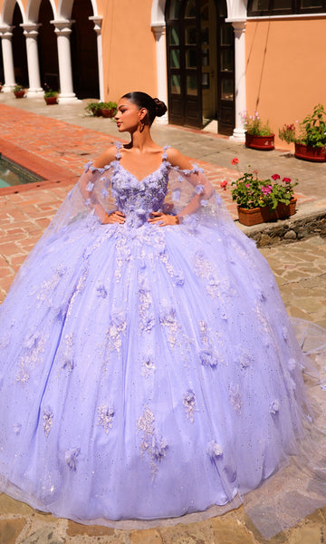 Amarra 54254 Periwinkle Purple Quincea¡èera Dress