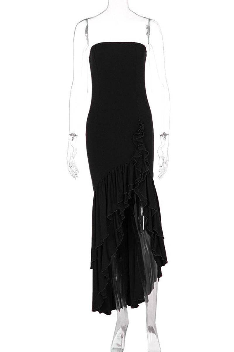 Mermaid High-Low Stretch Formal Evening Dresses 746074126248