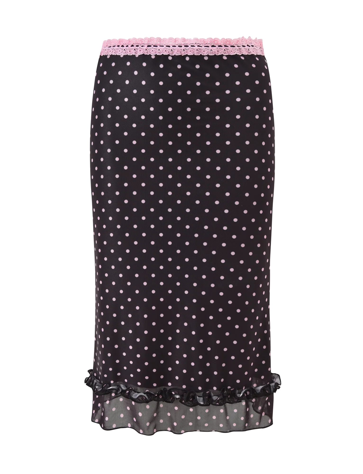 AMARA MIDI SKIRT - BLACK