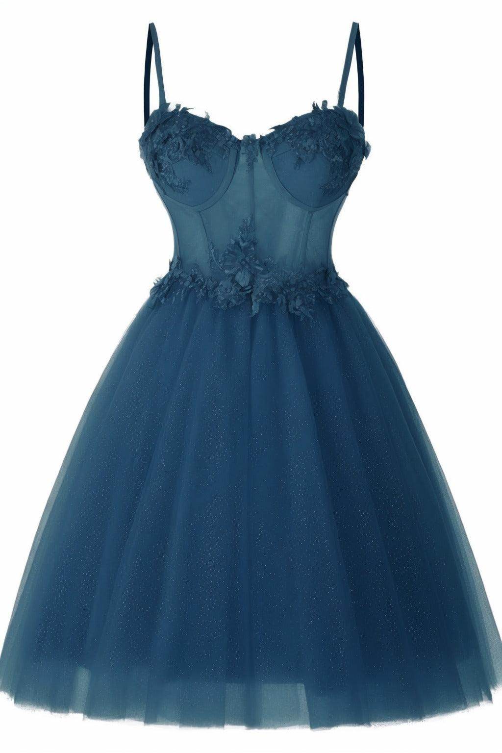 A-Line Short-Mini Tulle Prom Dress CS0400