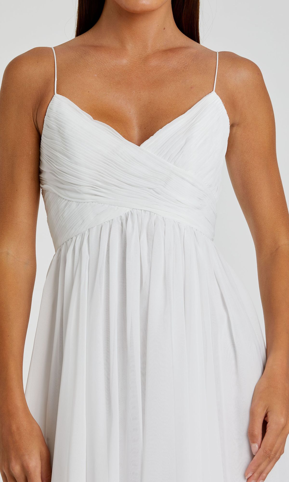 A-Line Midi Wedding Guest Dress: Mac Duggal 70099