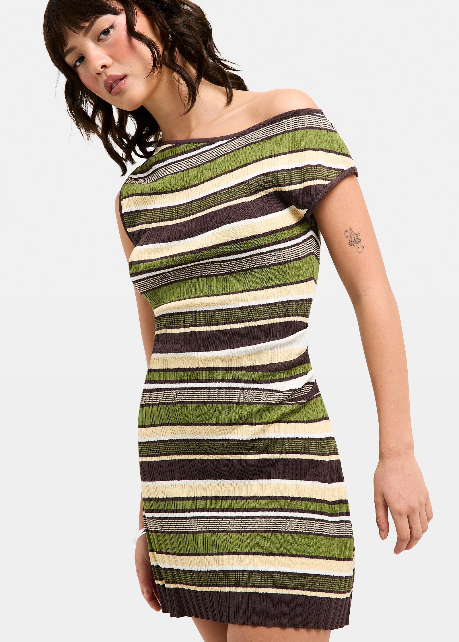 Alba Off Shoulder Mini Dress