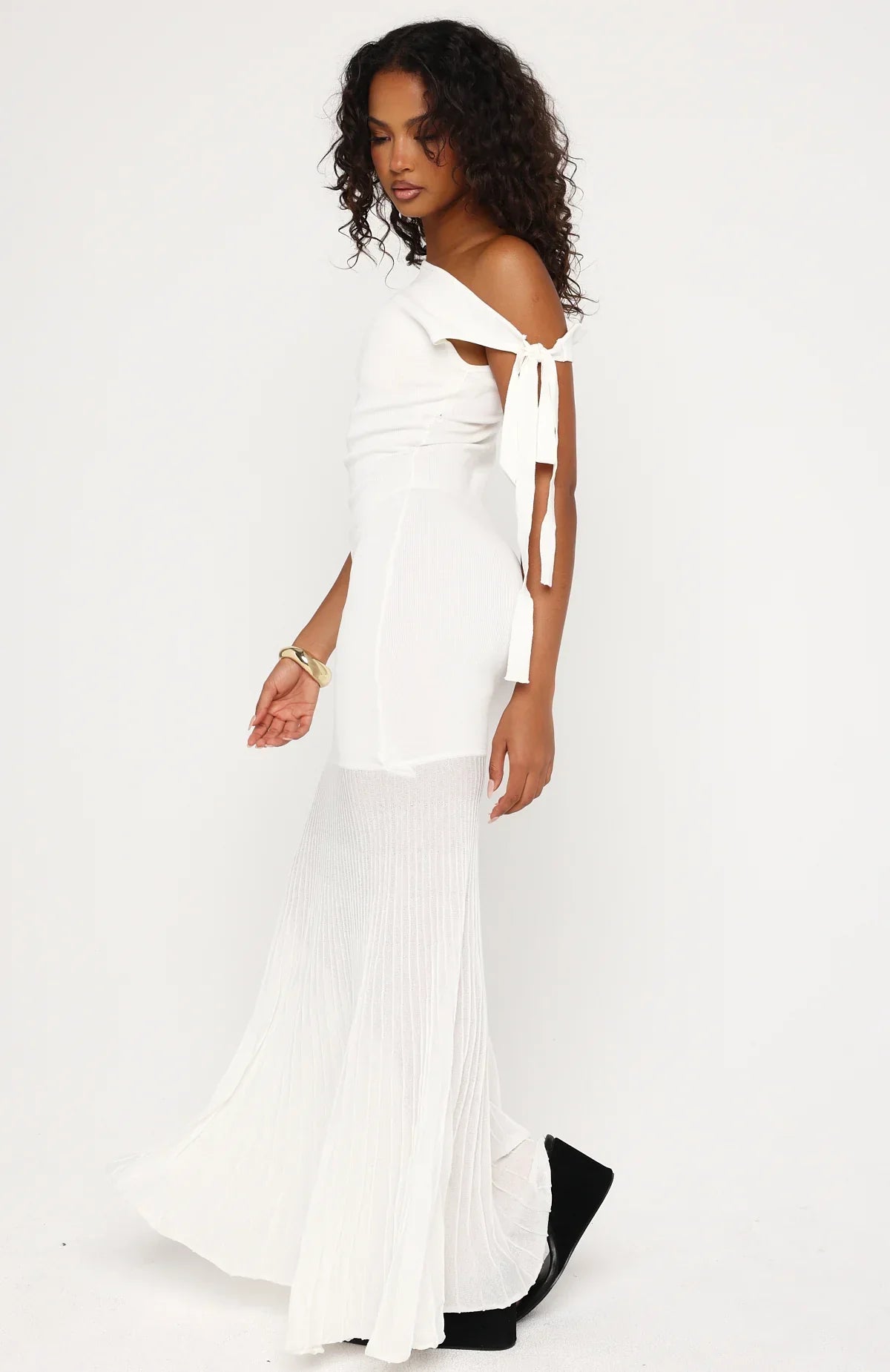 Accidentally In Love Maxi Dress Off White