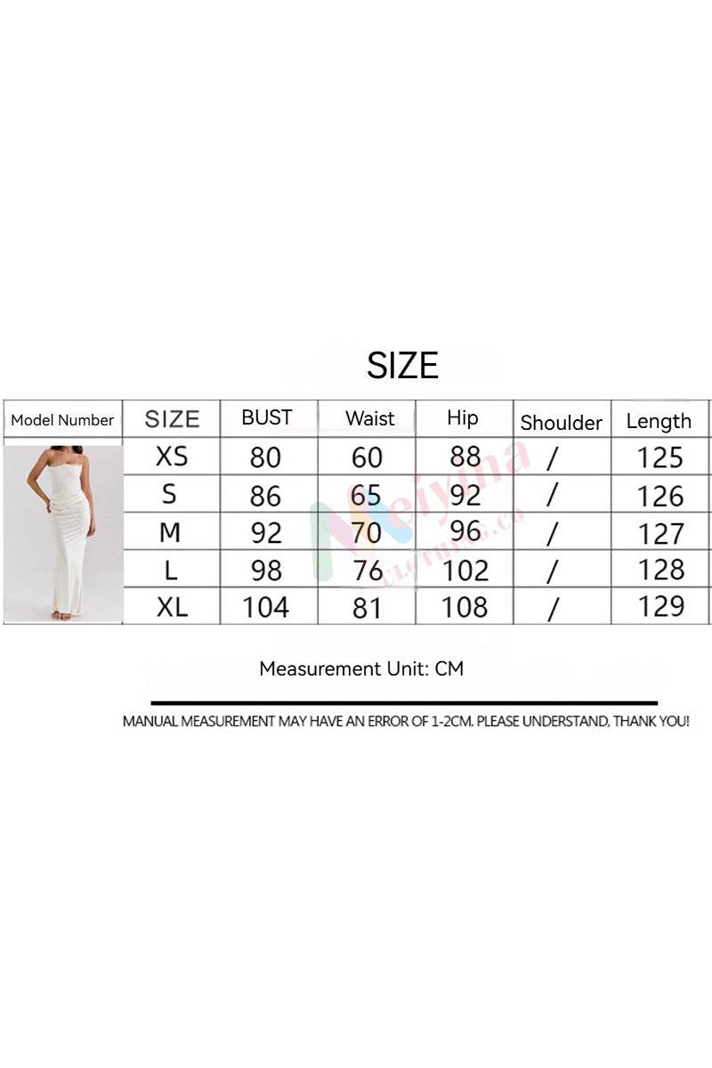 Sheath-Column Maxi Satin Dress 890654168879