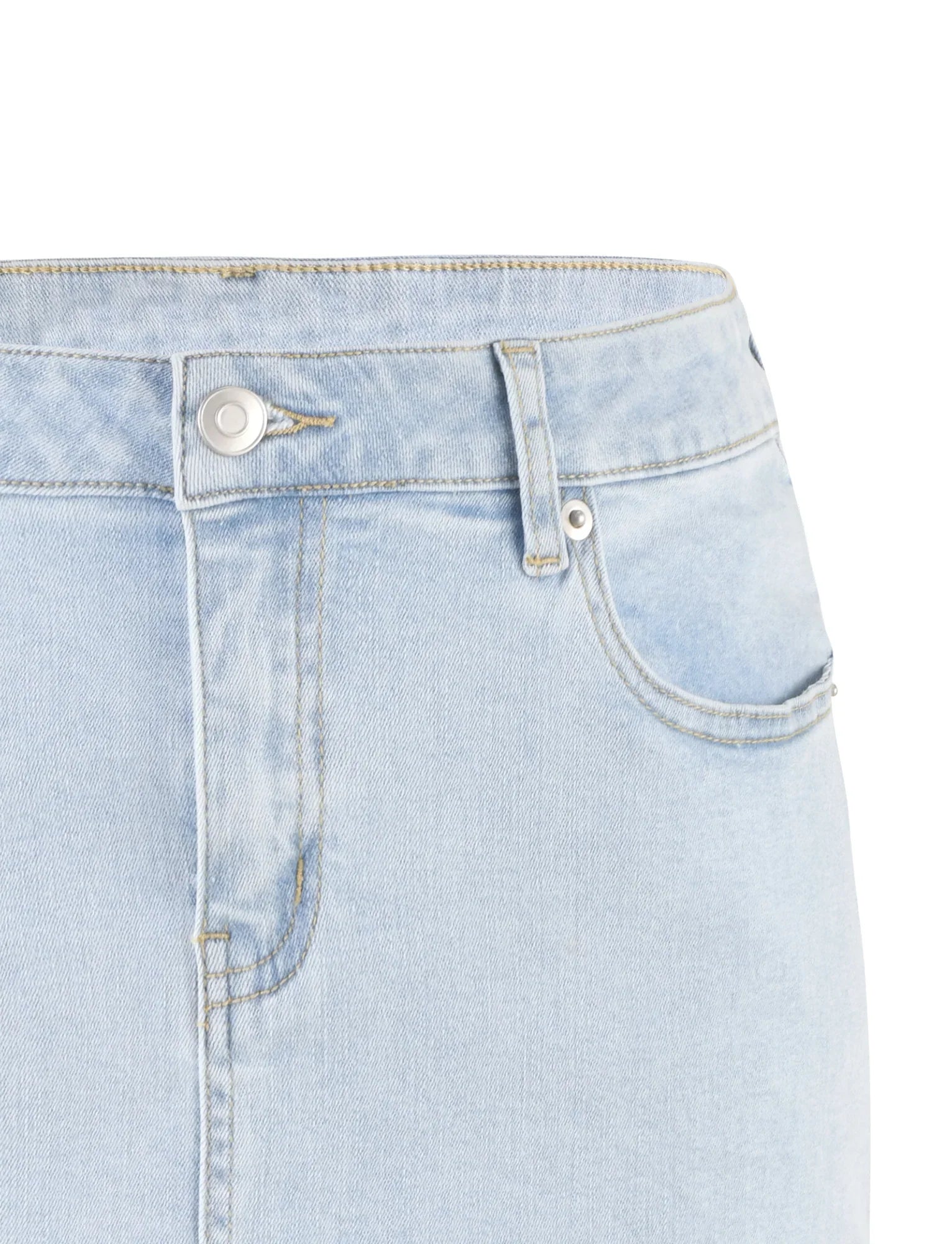 AMAYA MINI SKIRT - BLUE : LIGHT WASH