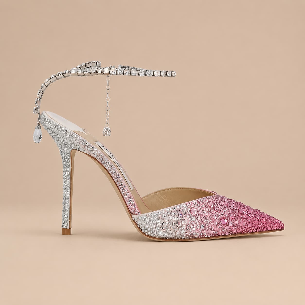 Glitter Ankle Strap Pointy Stiletto heel Sandals 772939443259