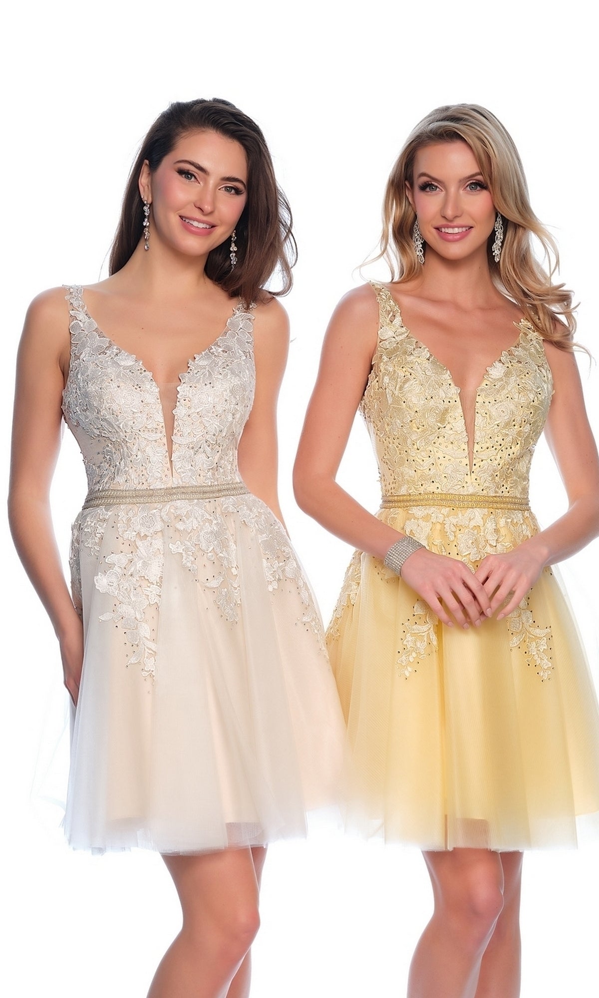 A-Line Short Homecoming Dress H341