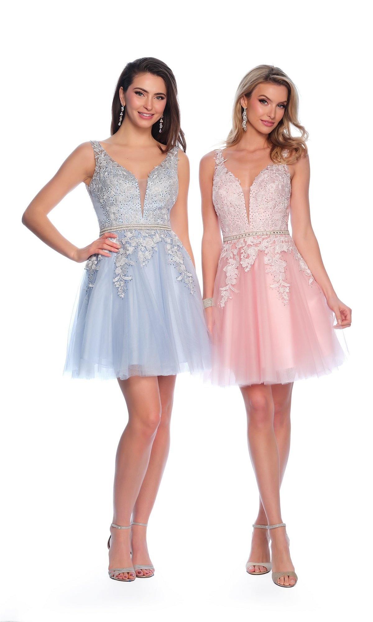 A-Line Short Homecoming Dress H341