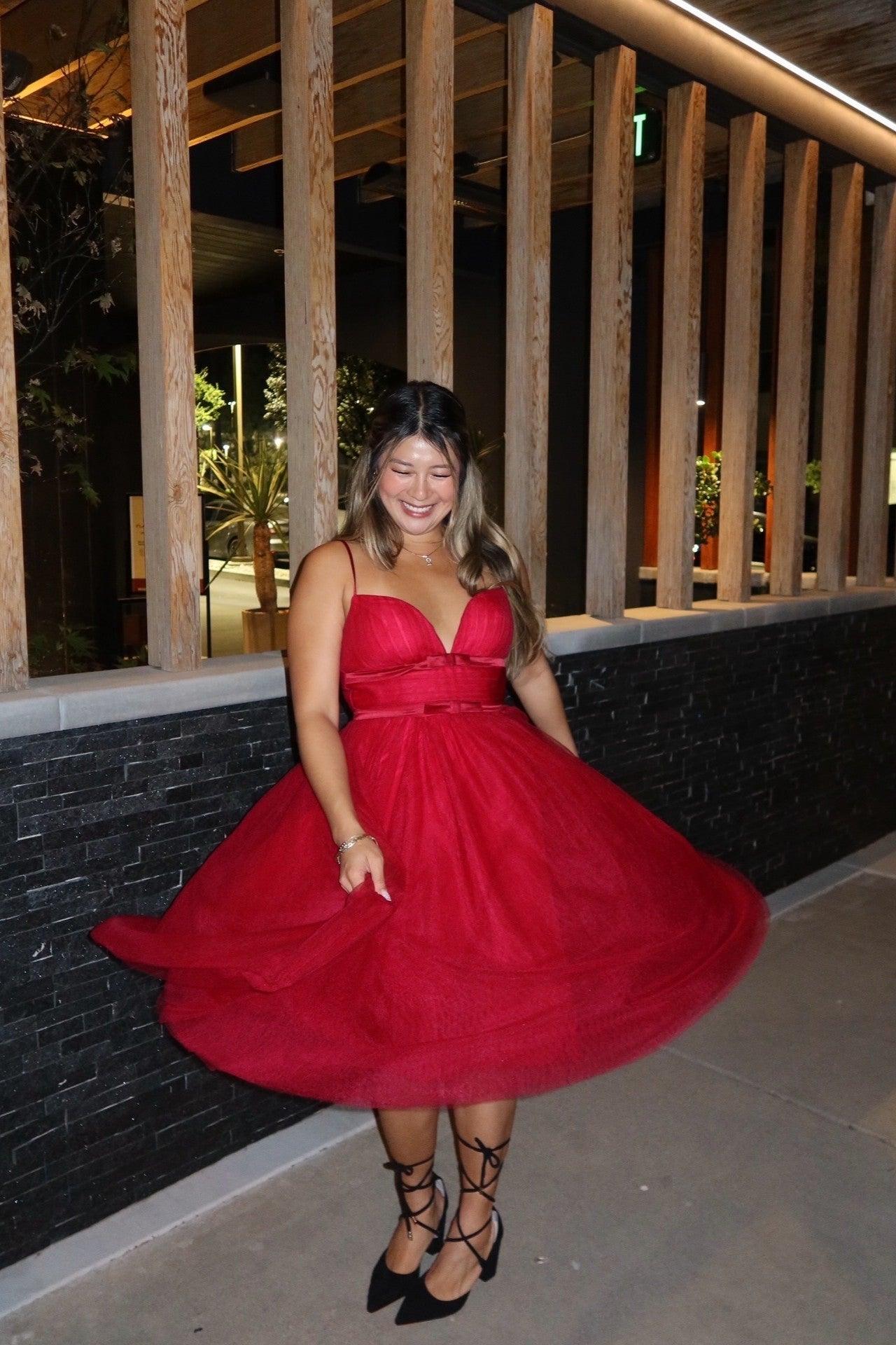 A-line Spaghetti Strap Tulle Formal Evening Dresses 854604954195