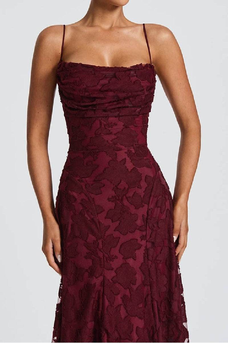 A-Line Maxi Lace Formal Evening Dresses 976108418795
