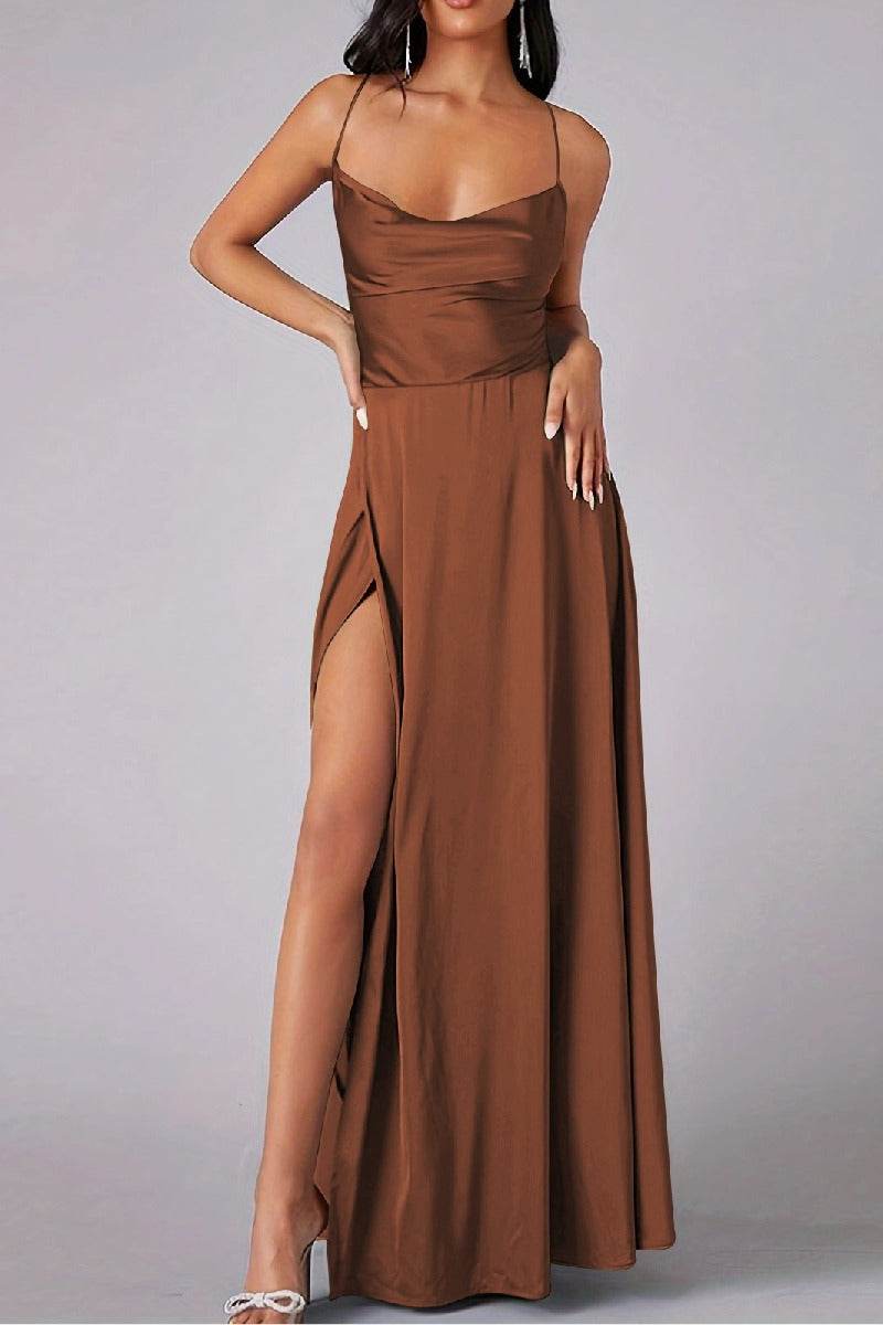 A-line Maxi Stretch Formal Evening Dresses 865729646697