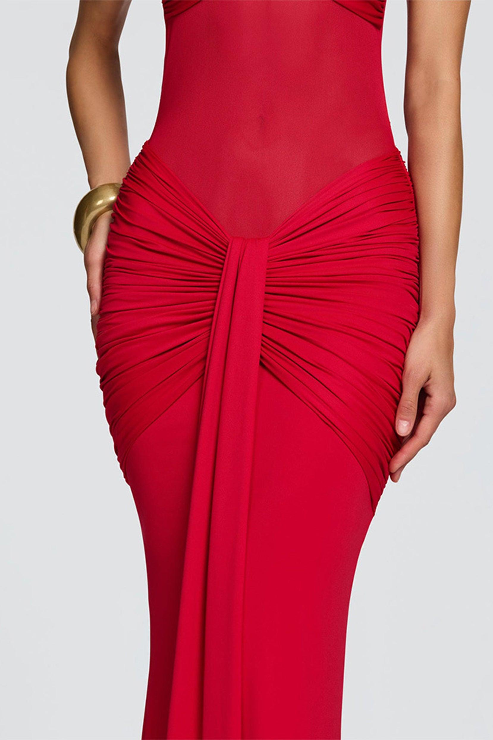 Trumpet-Mermaid Maxi Polyester Semi-Formal Dresses 949331507745