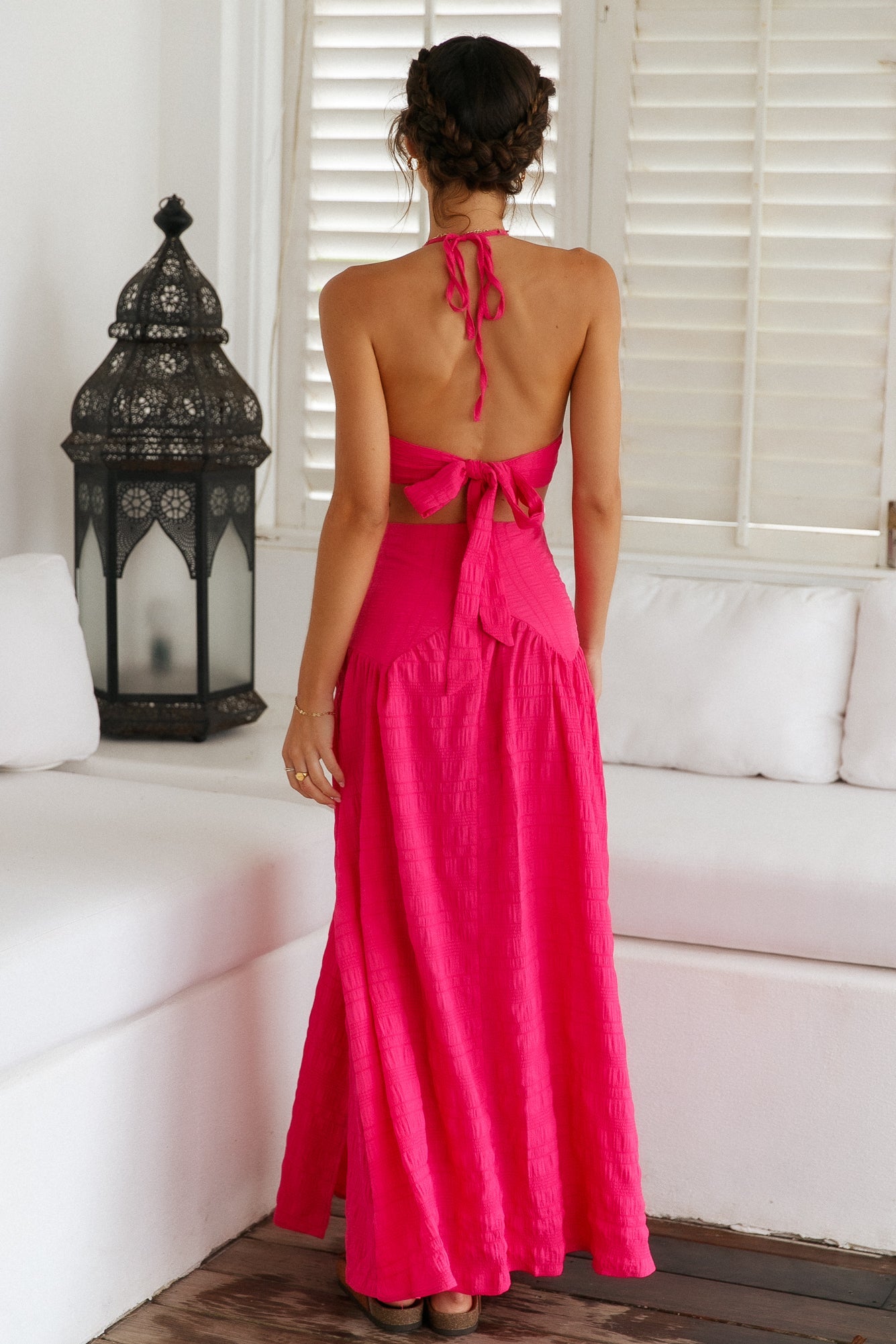Lemon Tree Maxi Skirt Pink