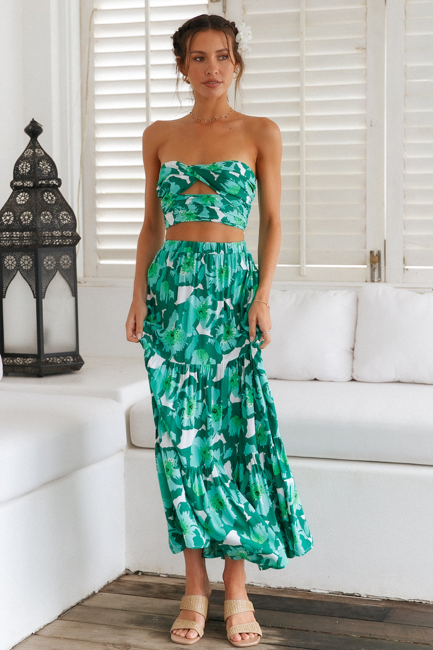 Heart Of The Jungle Maxi Skirt