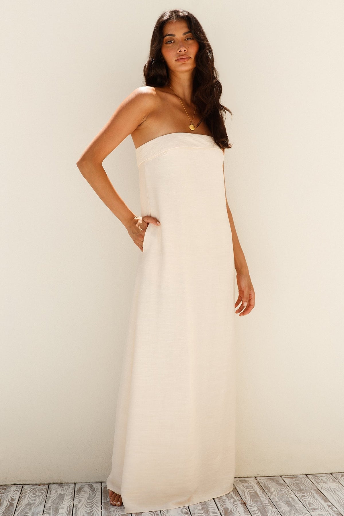 SEVEN WONDERS Saphira Maxi Dress Stone