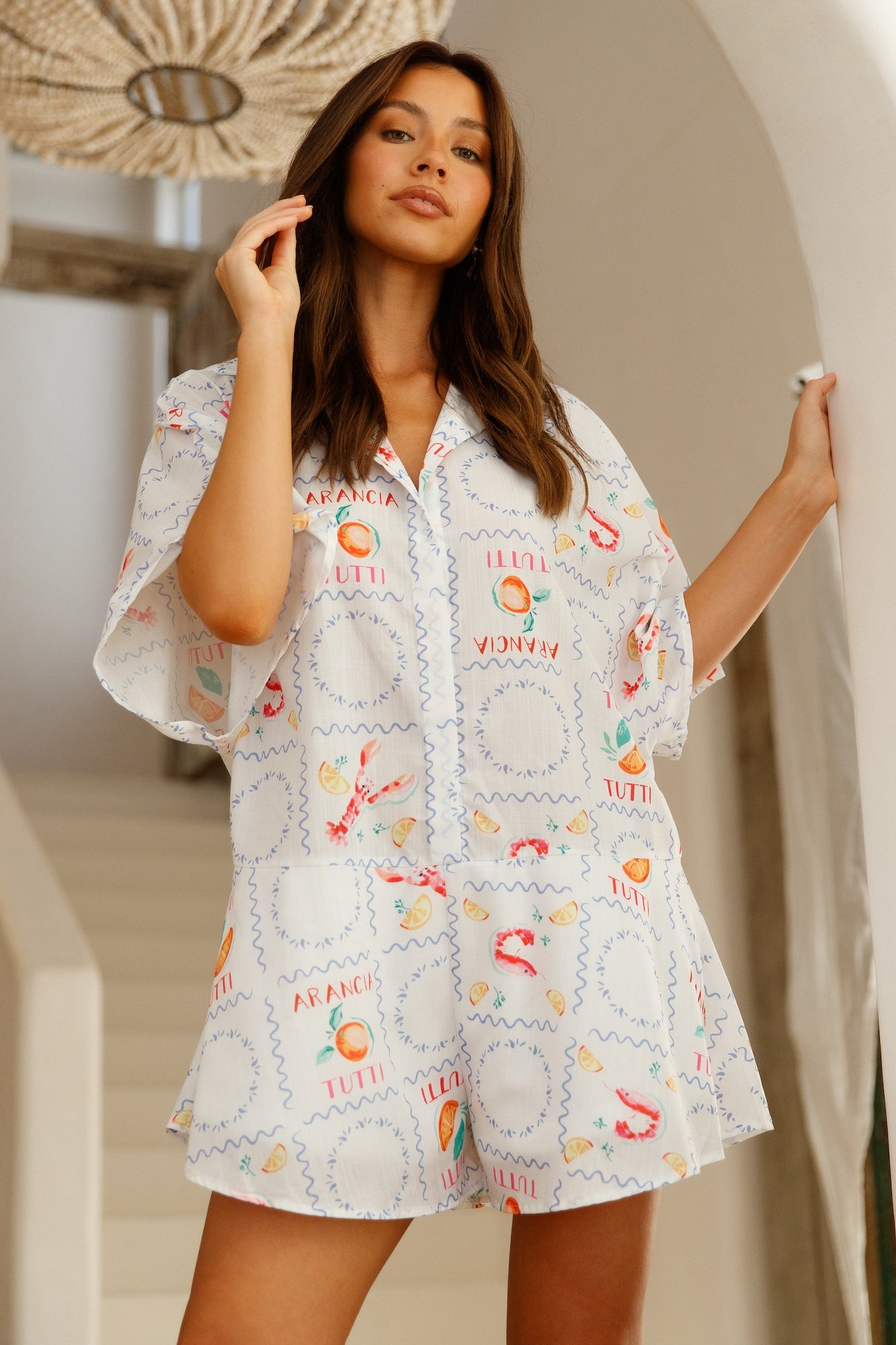 Fruit Salad Romper Multi