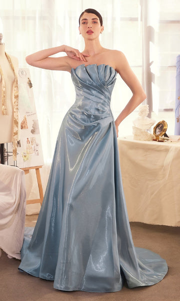 A-Line Liquid Satin Prom Gown: Andrea & Leo A1439