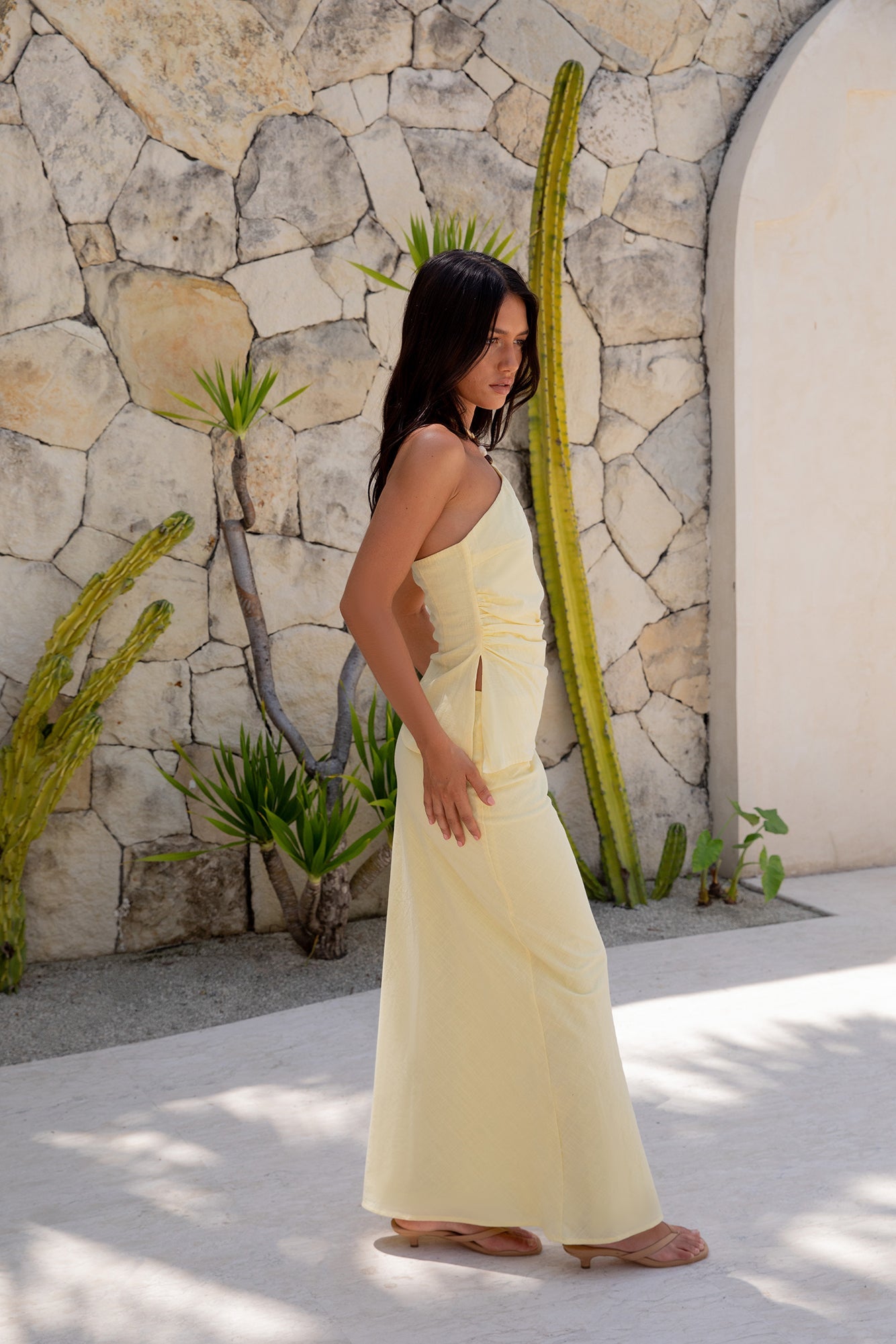 Halzie Maxi Skirt Yellow