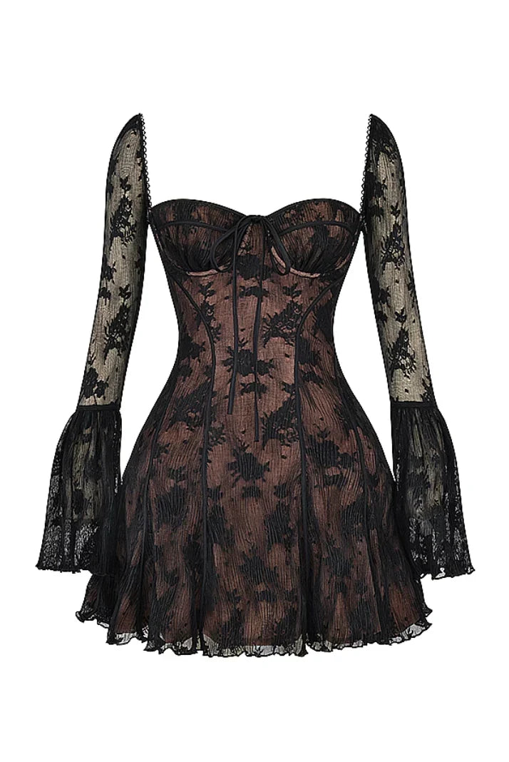 Amaya ¨C The Romantic Lace Illusion Dress