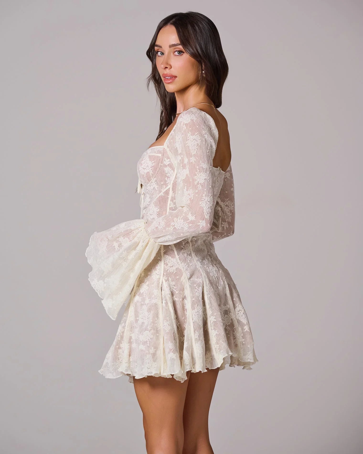 Amaya ¨C The Romantic Lace Illusion Dress