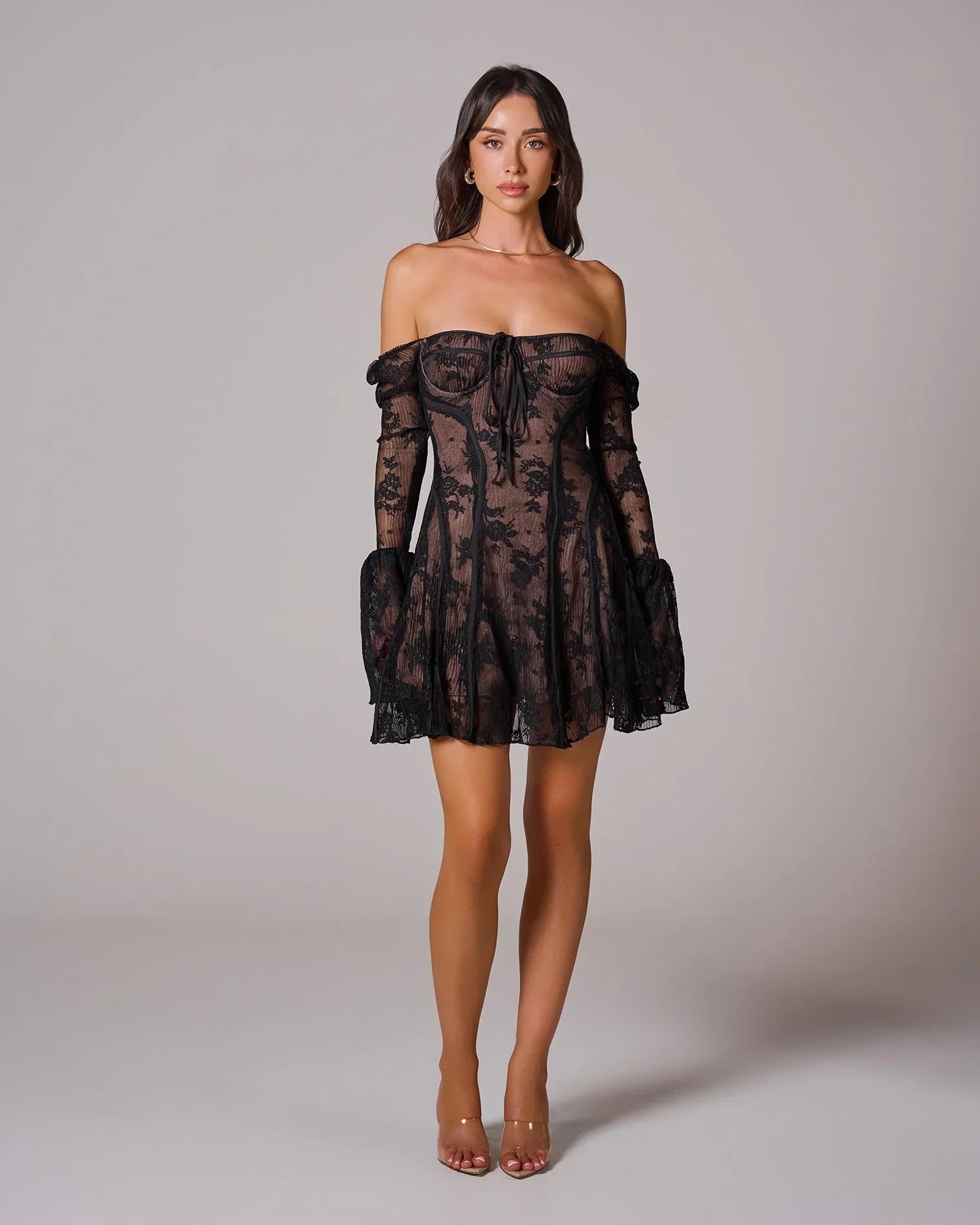 Amaya ¨C The Romantic Lace Illusion Dress