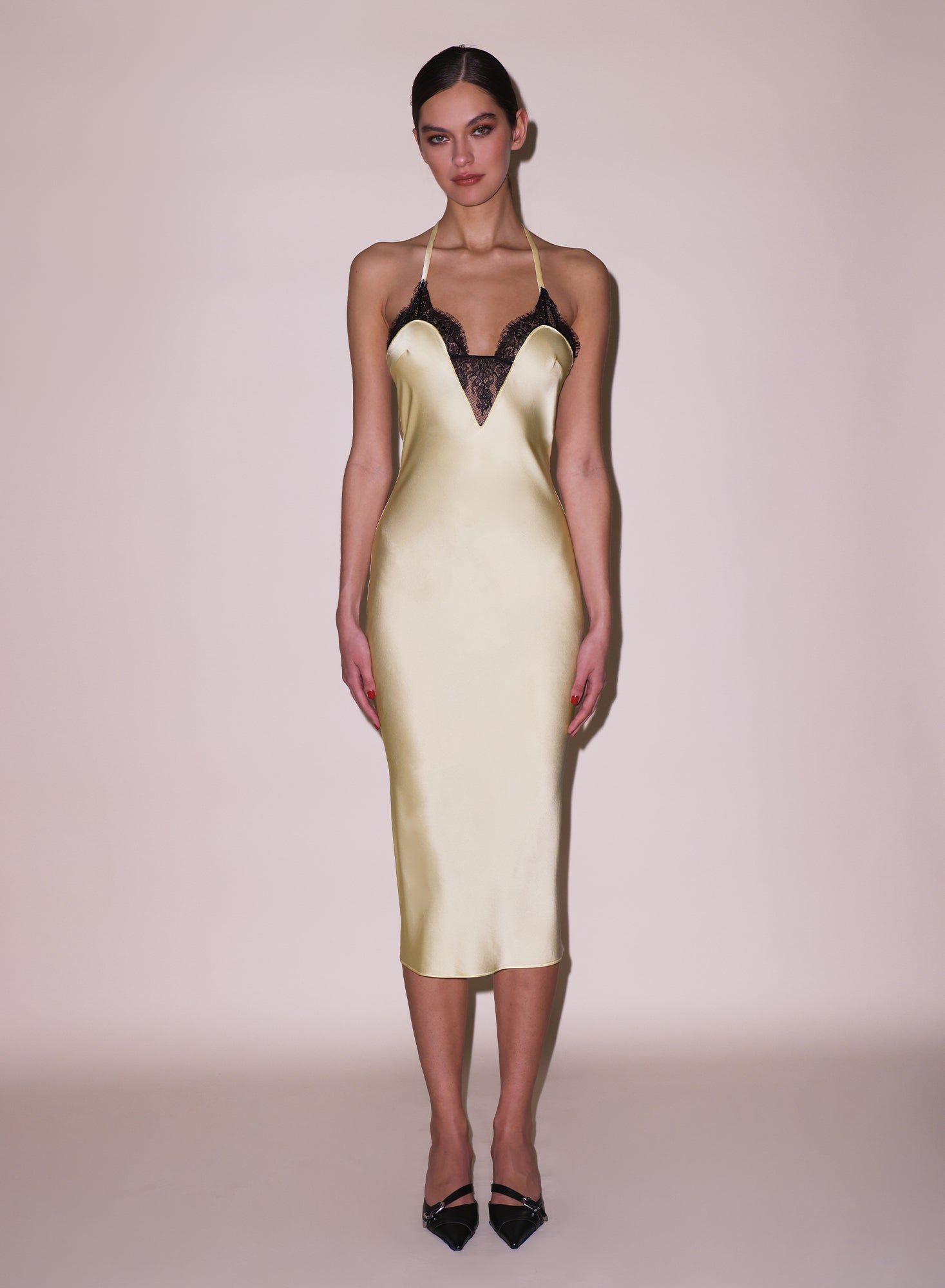 Buckle T-Strap Dress