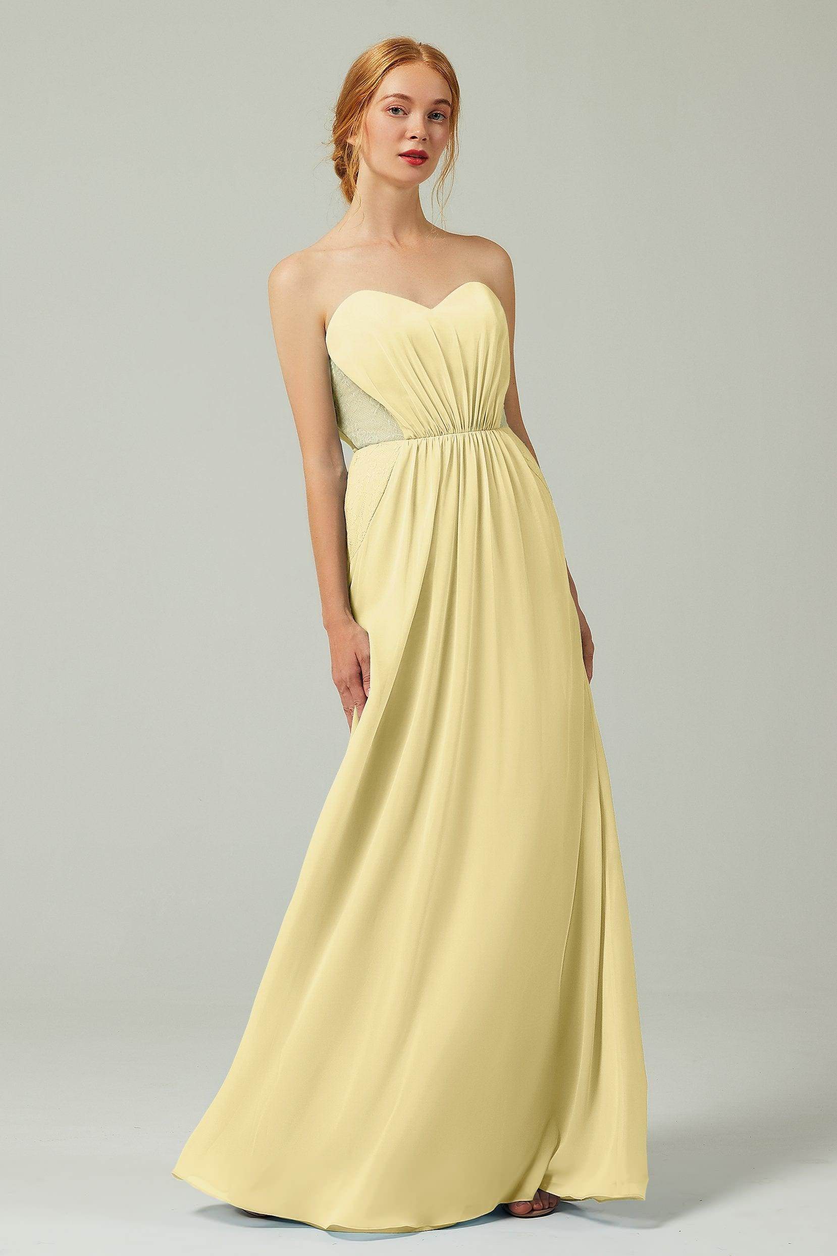 Sheath-Column Floor Length Chiffon Bridesmaid Dress CB0330