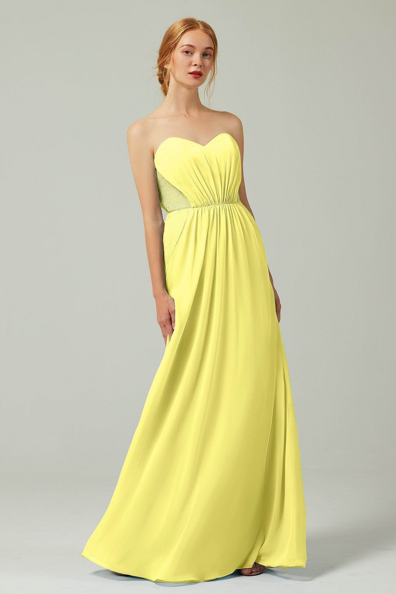 Sheath-Column Floor Length Chiffon Bridesmaid Dress CB0330