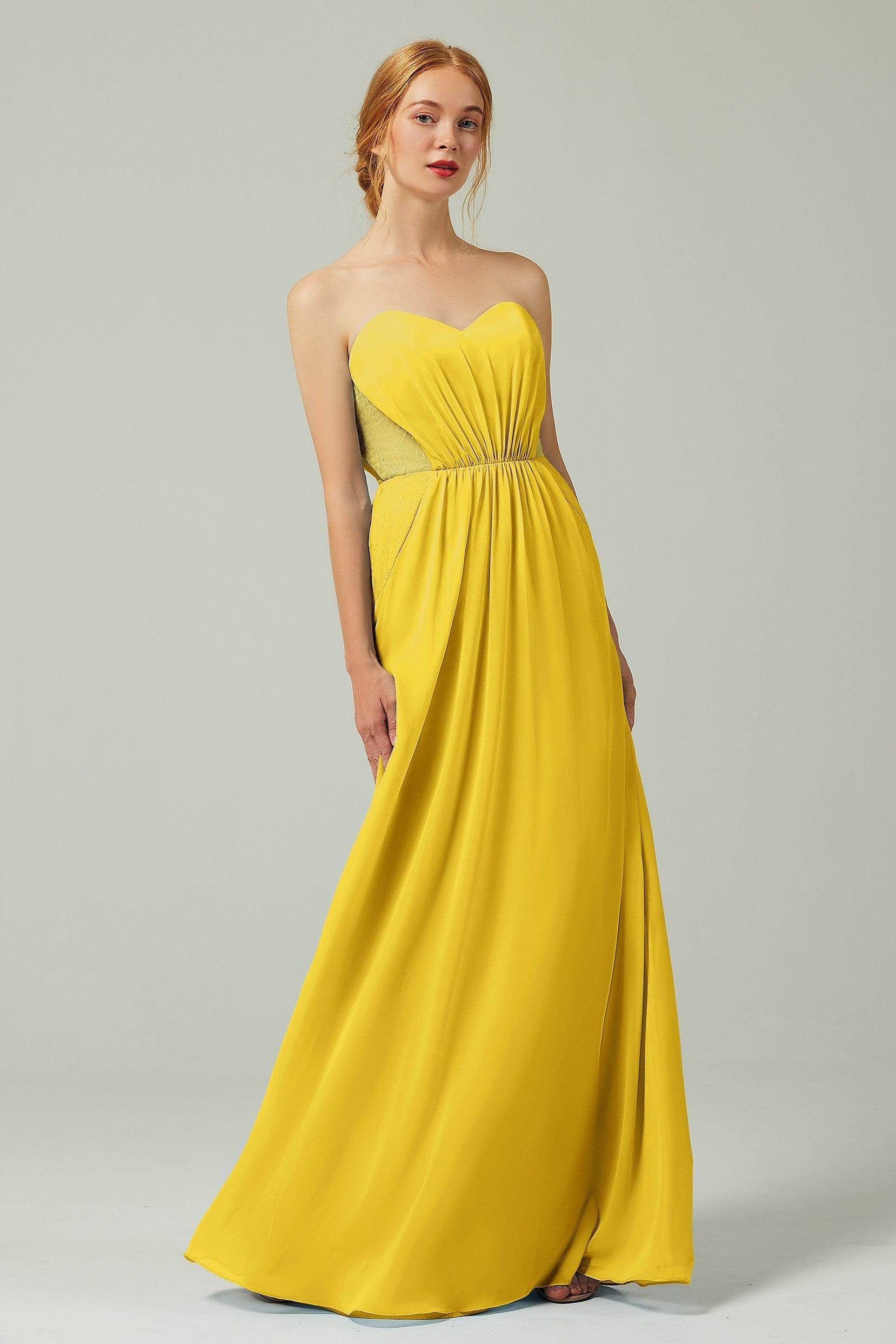 Sheath-Column Floor Length Chiffon Bridesmaid Dress CB0330