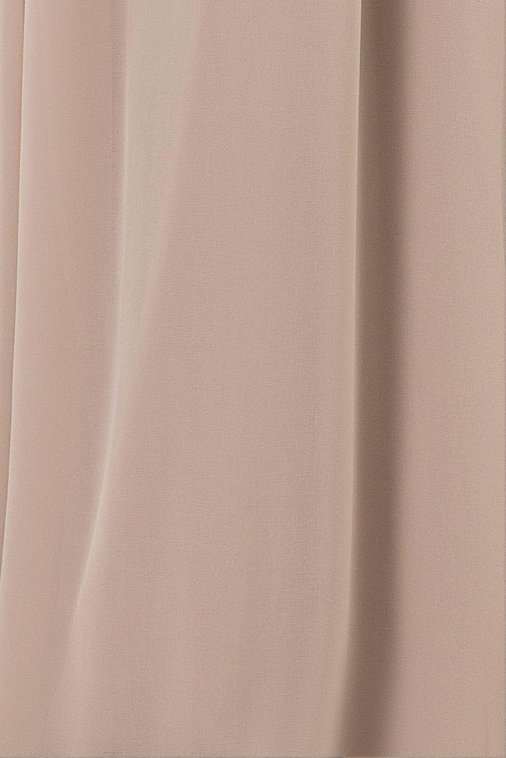 A-Line Sweep-Brush Train Chiffon Bridesmaid Dress CB0455M