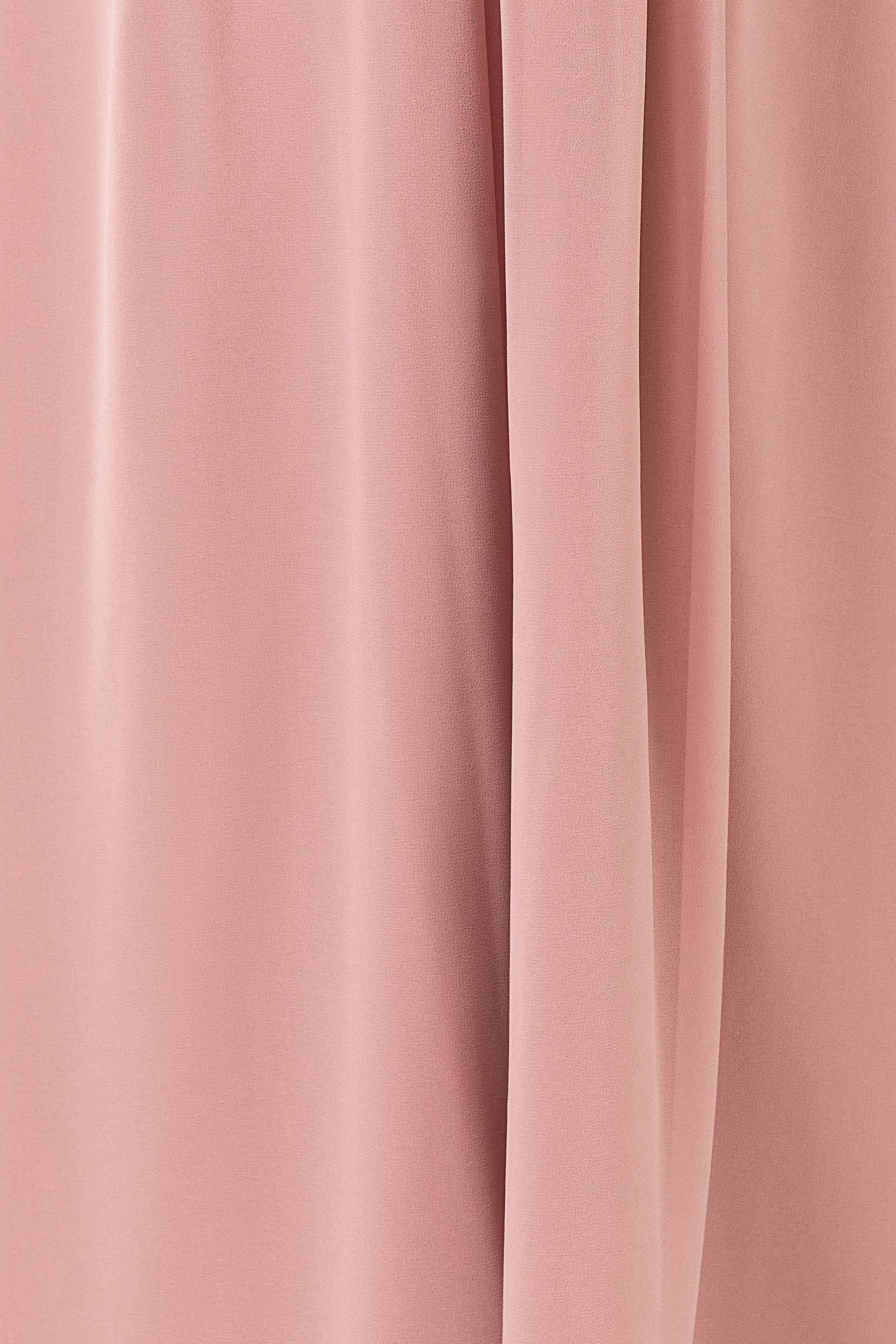 Trumpet Sweep-Brush Train Chiffon Bridesmaid Dress CB0459