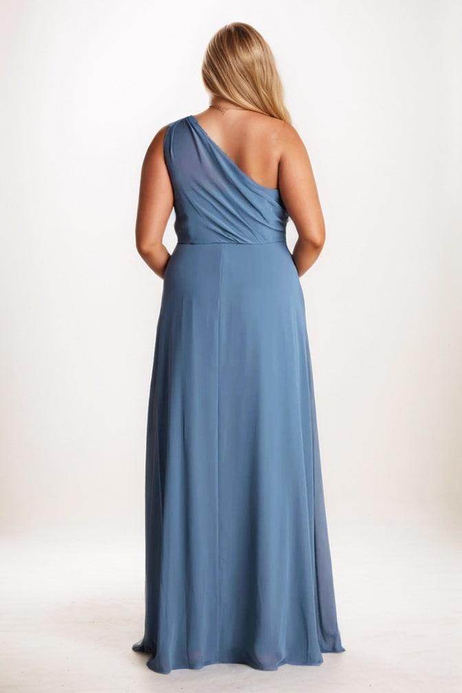 A-Line Maxi Chiffon Bridesmaid Dress CB0738