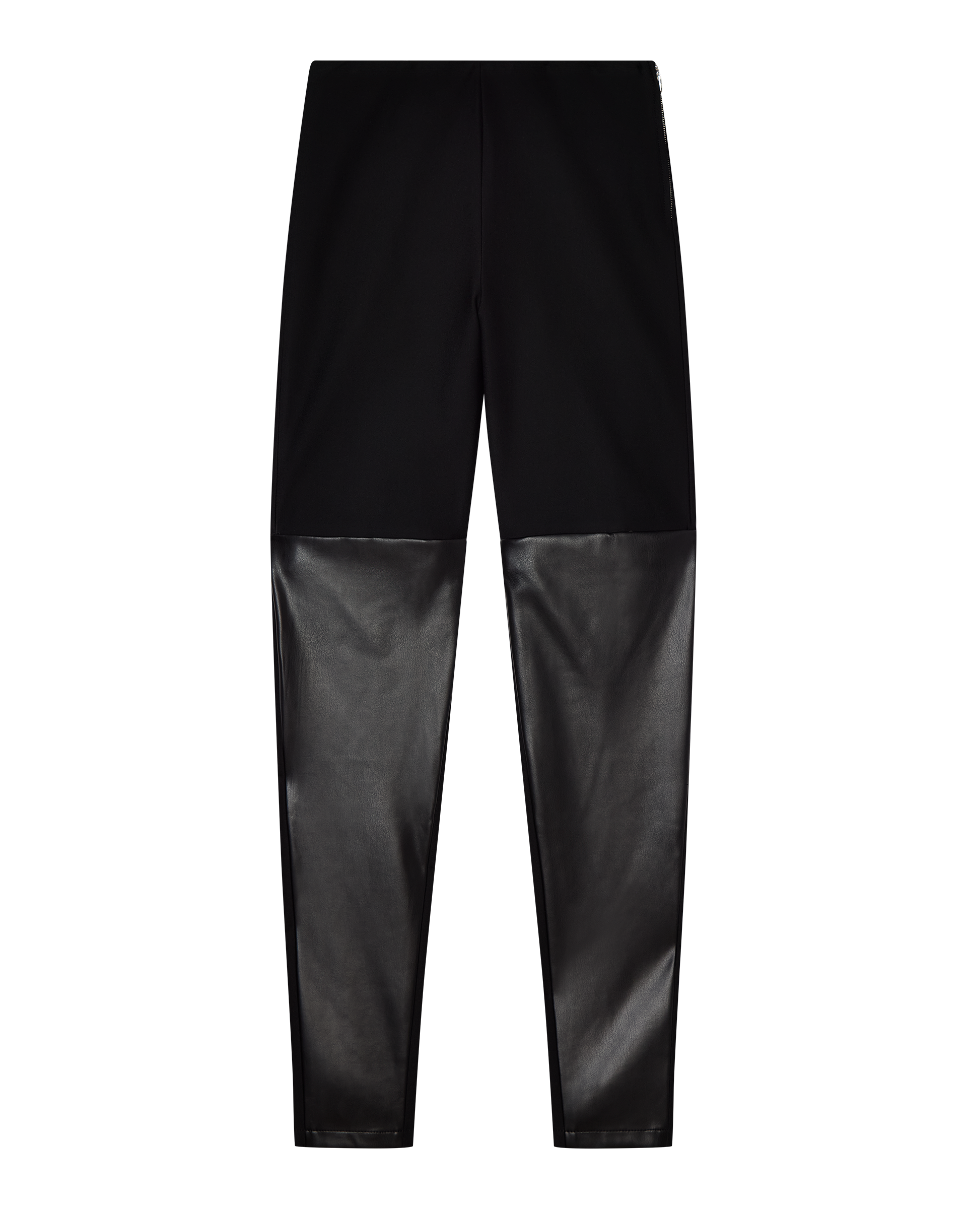 AIMEE HIGH WAISTED SLIM FIT PANT - BLACK