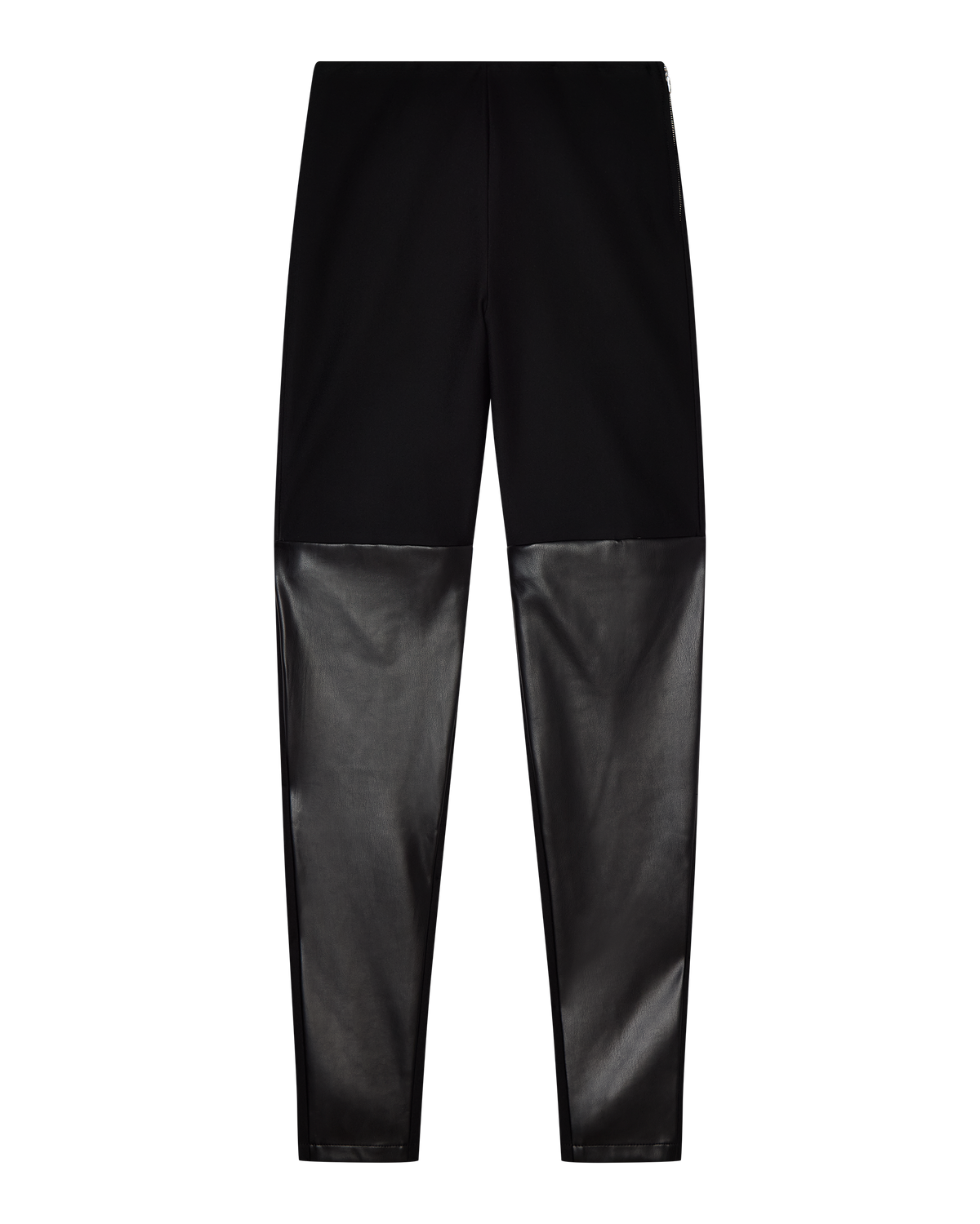 AIMEE HIGH WAISTED SLIM FIT PANT - BLACK