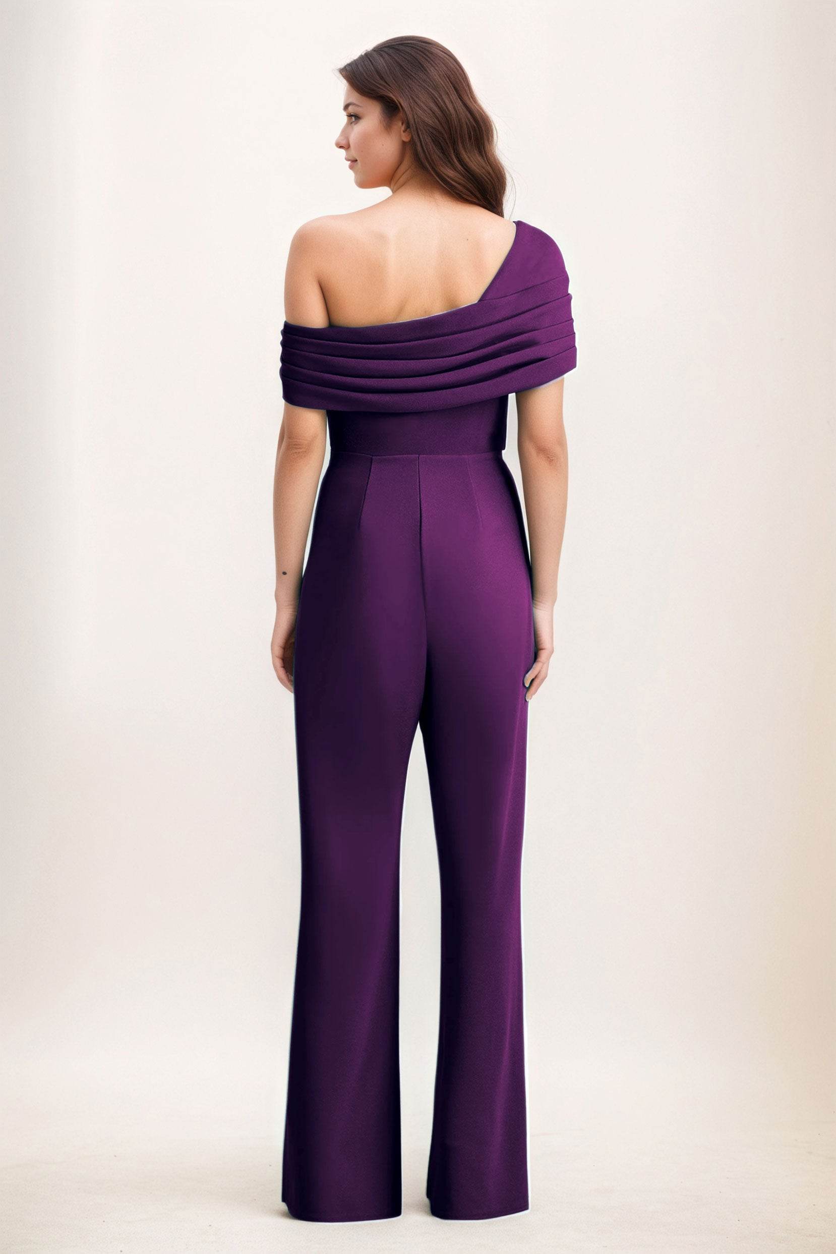Jumpsuit Maxi Elastic Cloth Wedding Guest Dress CG0276
