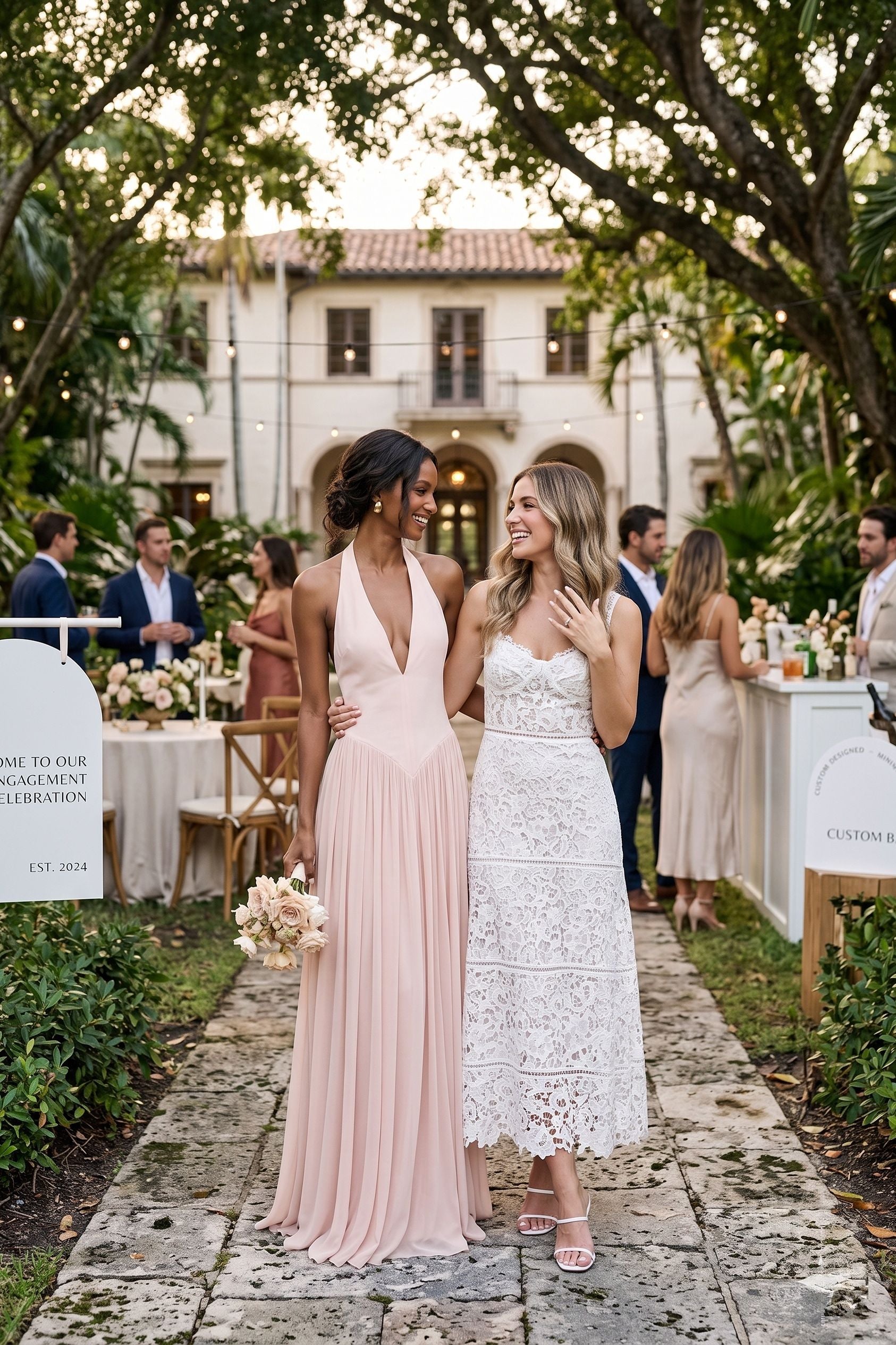 A-Line Floor-length Elastic Cloth Chiffon Bridesmaid Dress CG0344BM