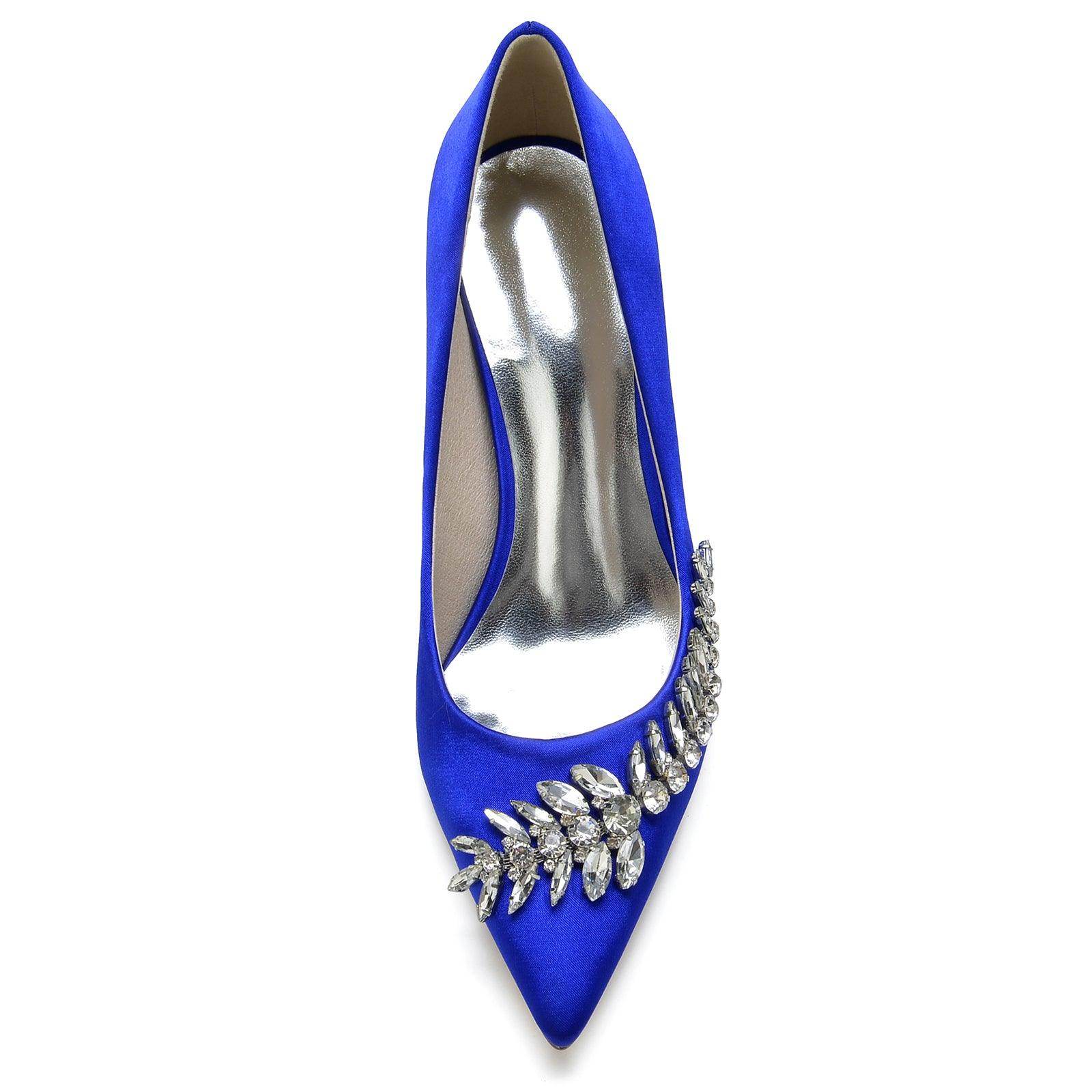Stiletto Heel 8.5cm Silk-Like Shoes CK0149